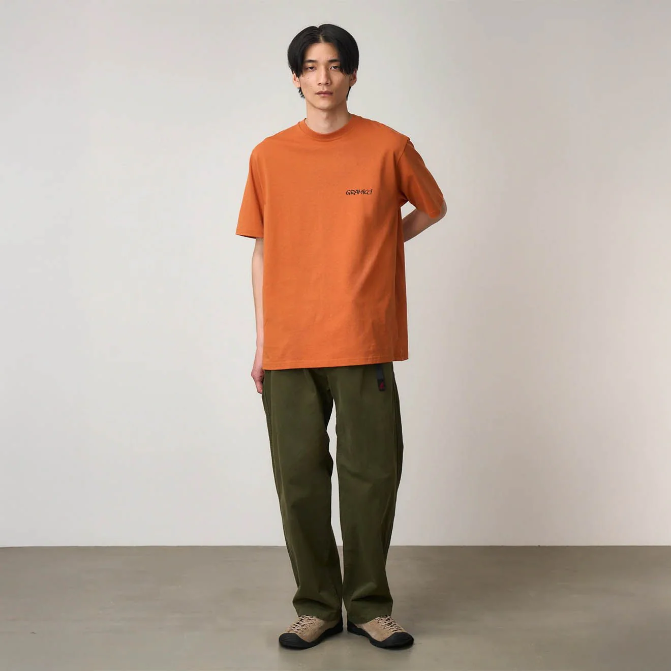 Gramicci Ice Axe Tee Burnt Orange - Image 3