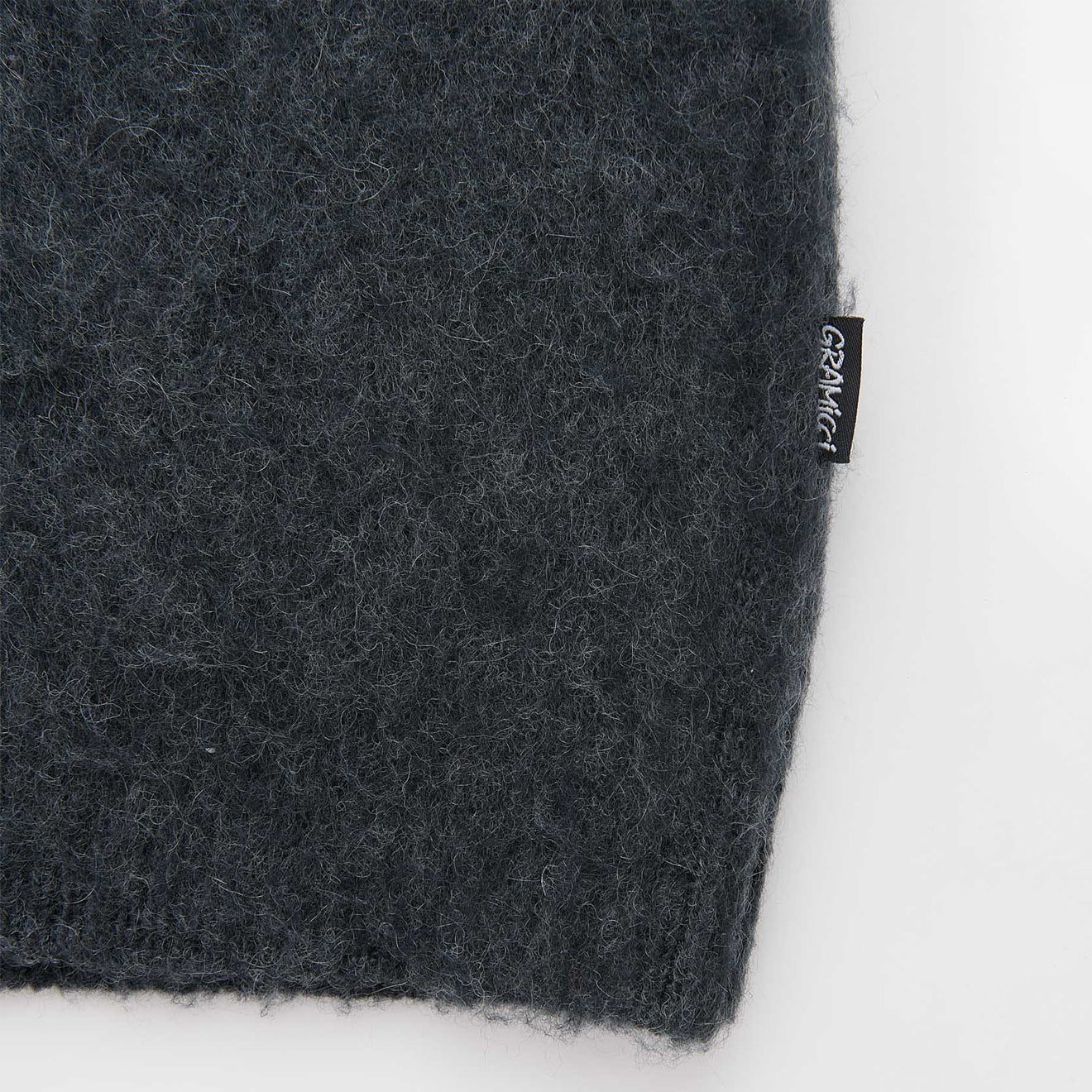 Gramicci Mohair Cardigan Charcoal - Image 3