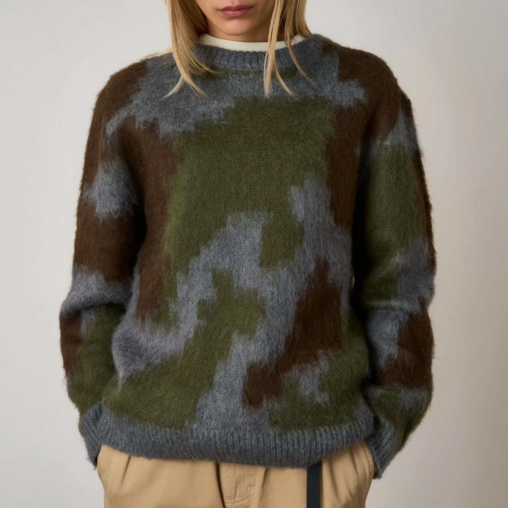 Gramicci Mohair Sweater Jungle Digi Camo - Image 3
