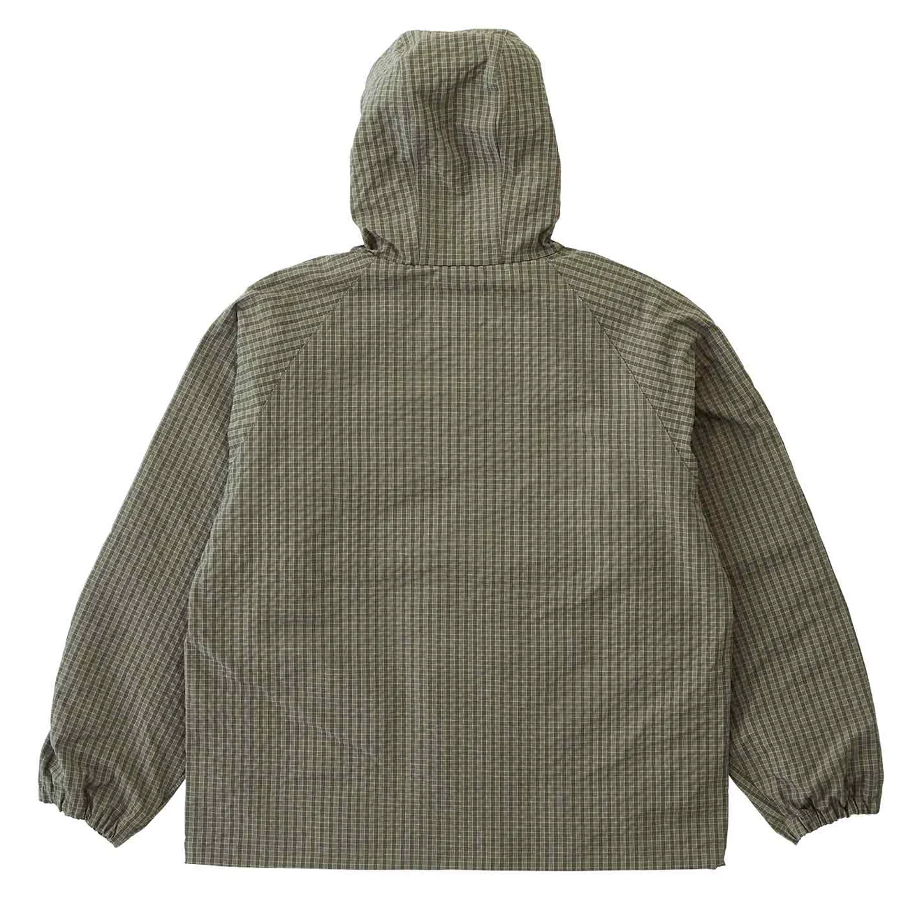 Gramicci Northside Plaid Hooded Jacket Olive - Image 2