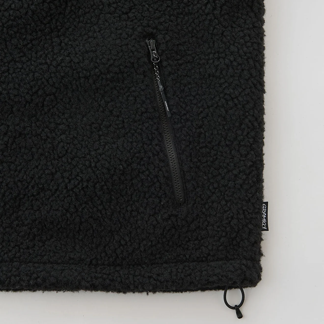 Gramicci Reversible Sherpa Jacket Charcoal / Black - Image 3