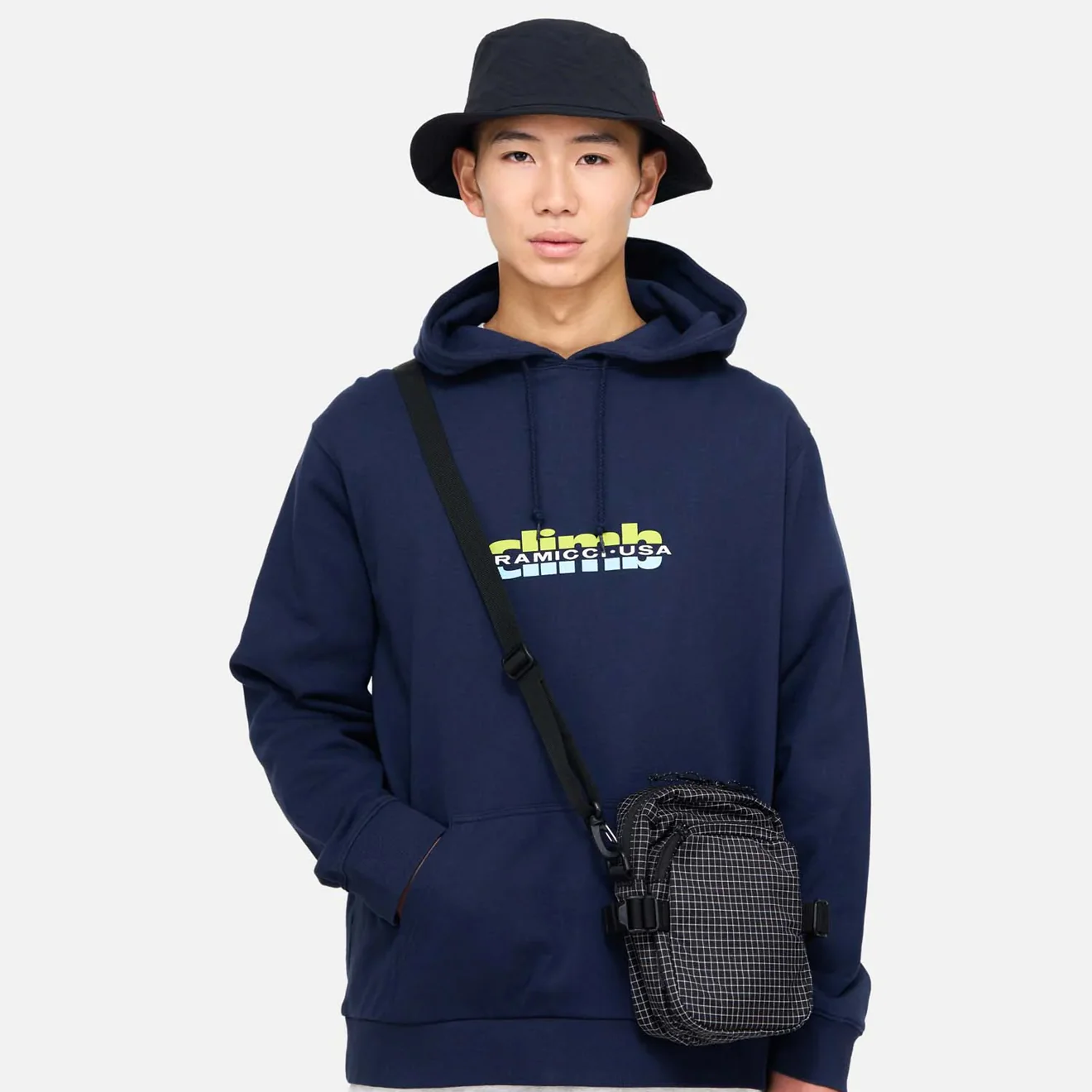 Gramicci Ripstop Mini Shoulder Bag Rip-Stop Black - Image 4