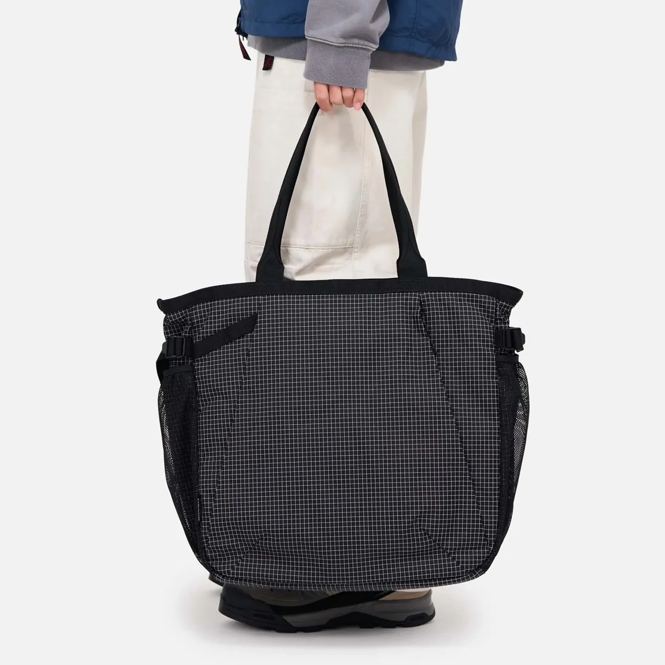 Gramicci Ripstop Tote Bag Rip-Stop Black - Image 3