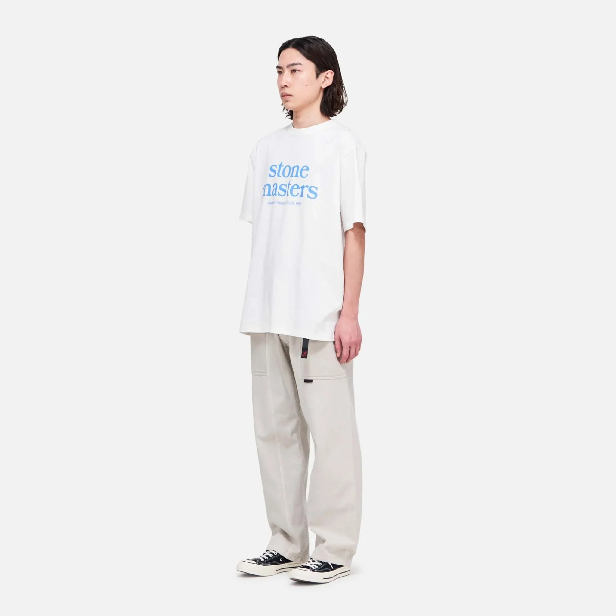 Gramicci Stonemasters Tee White - Image 6