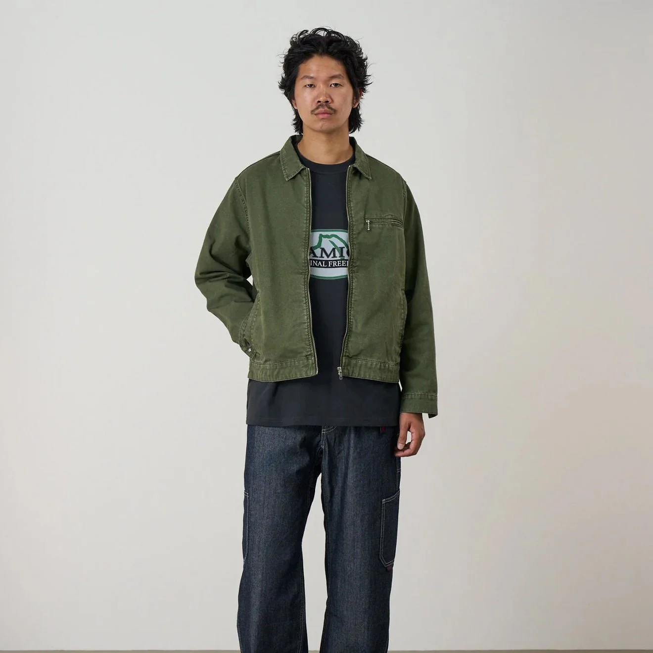 Gramicci Taos Canvas Jacket Moss - Image 3