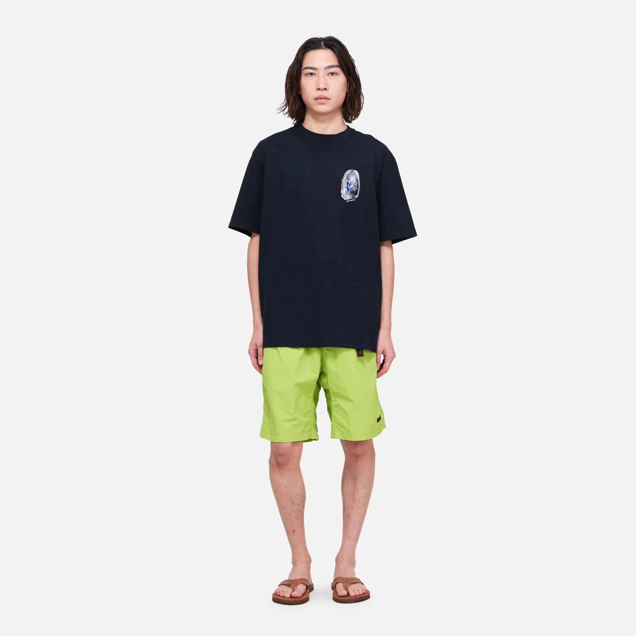 Gramicci Thumbprint Tee Vintage Black - Image 2