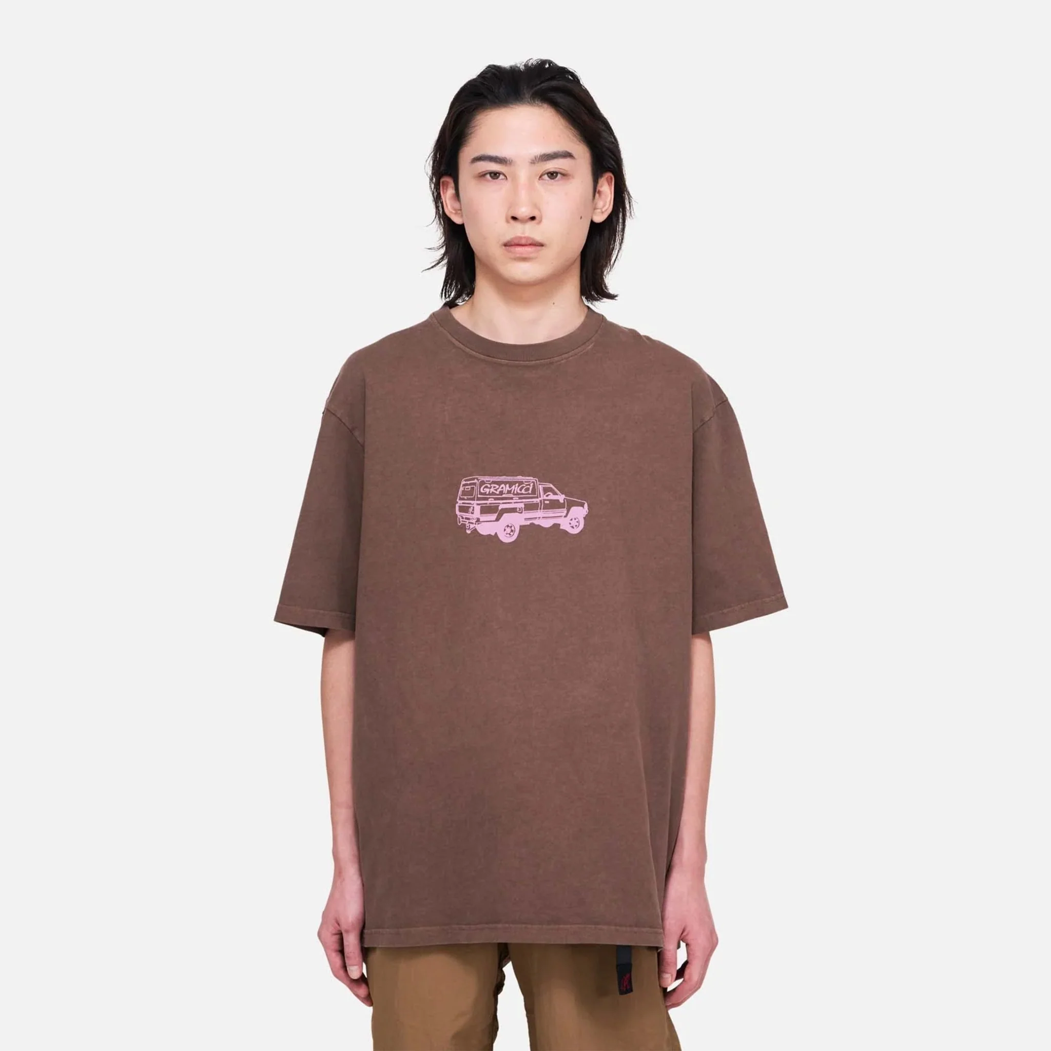 Gramicci Truck Tee Brown Pigment - Image 2