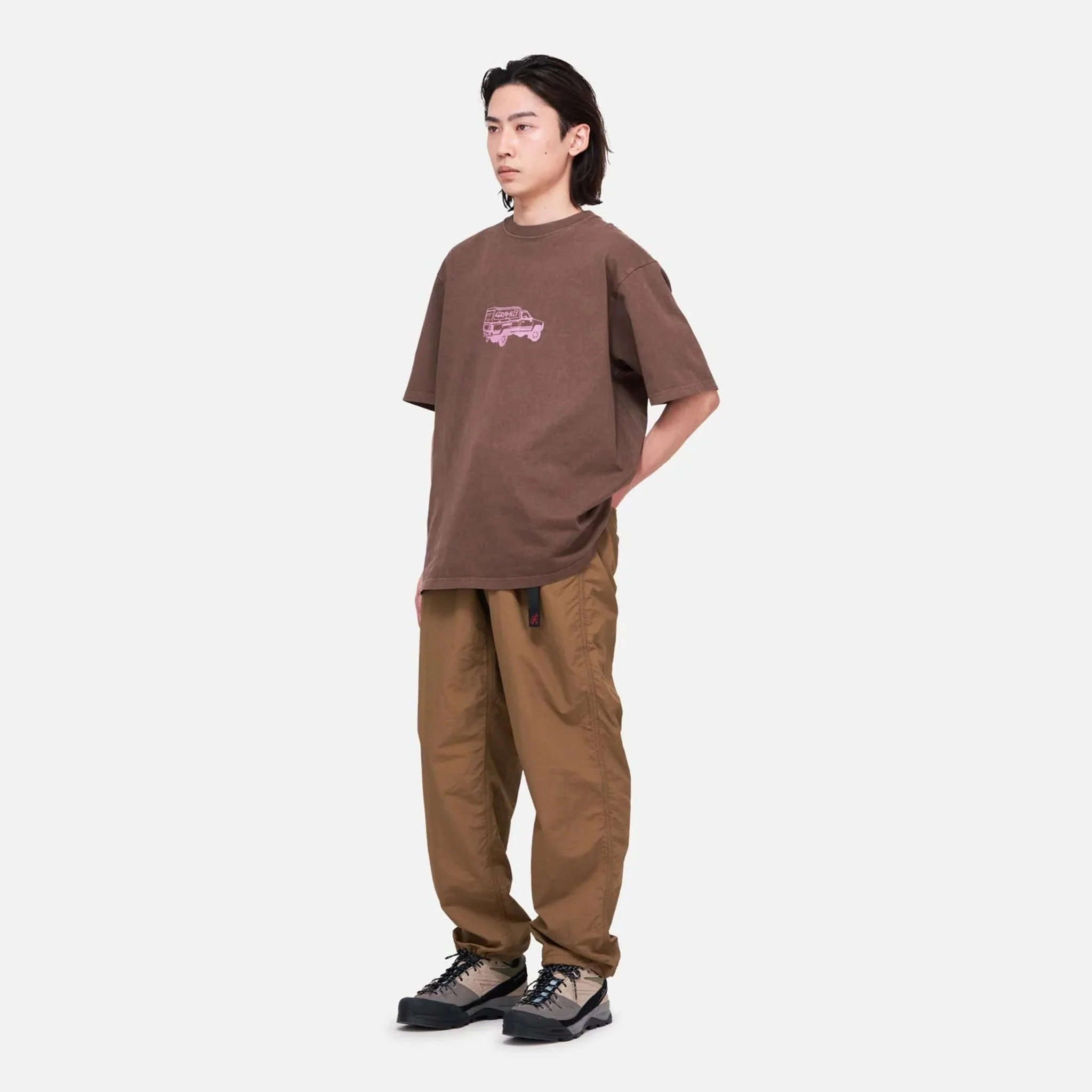 Gramicci Truck Tee Brown Pigment - Image 4