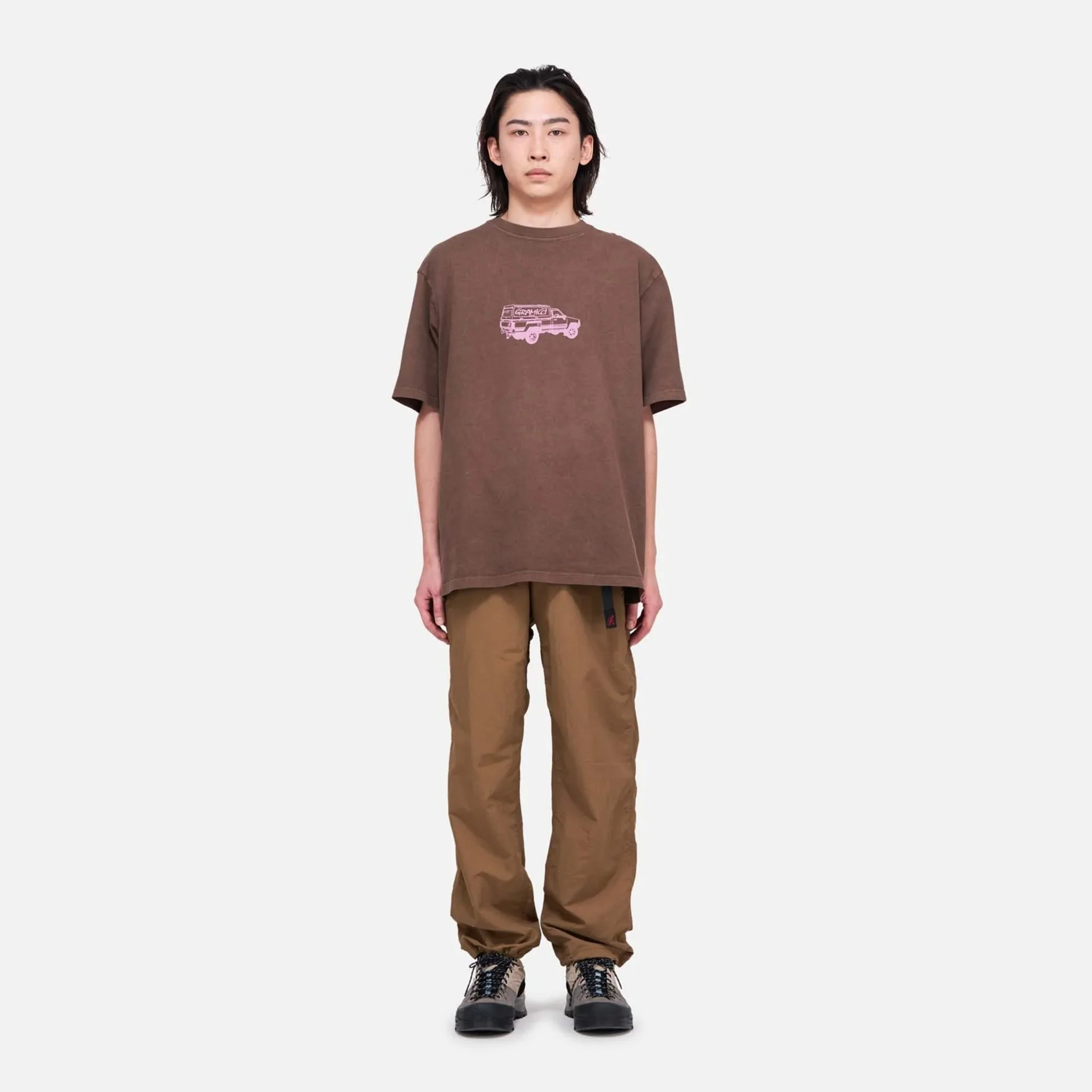 Gramicci Truck Tee Brown Pigment - Image 5