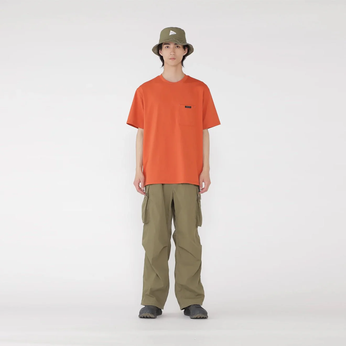 Gramicci x And Wander Backprint Tee Red - Image 10