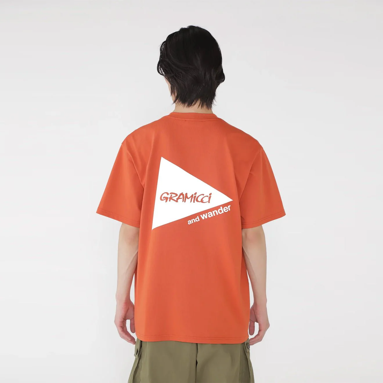 Gramicci x And Wander Backprint Tee Red - Image 11