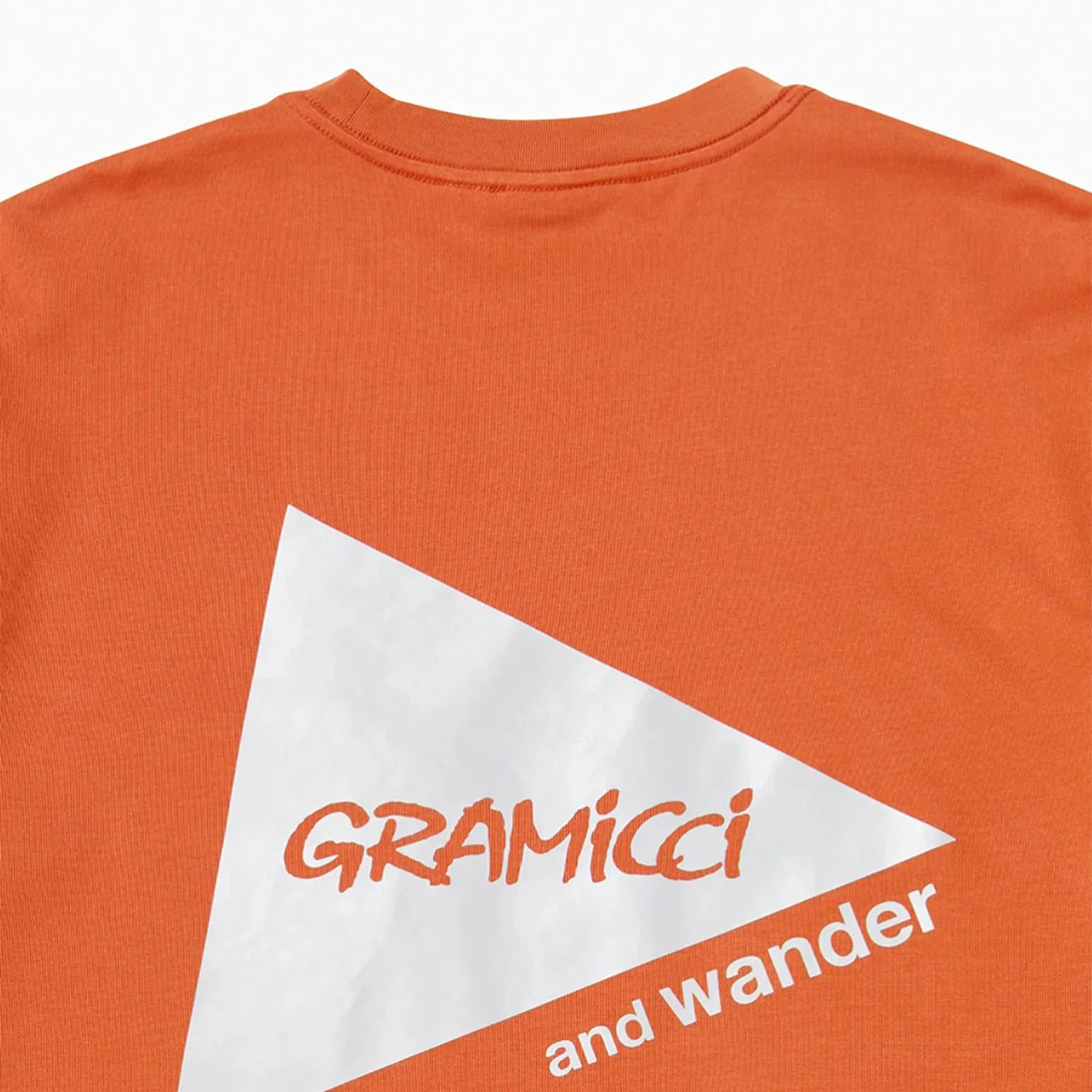 Gramicci x And Wander Backprint Tee Red - Image 4