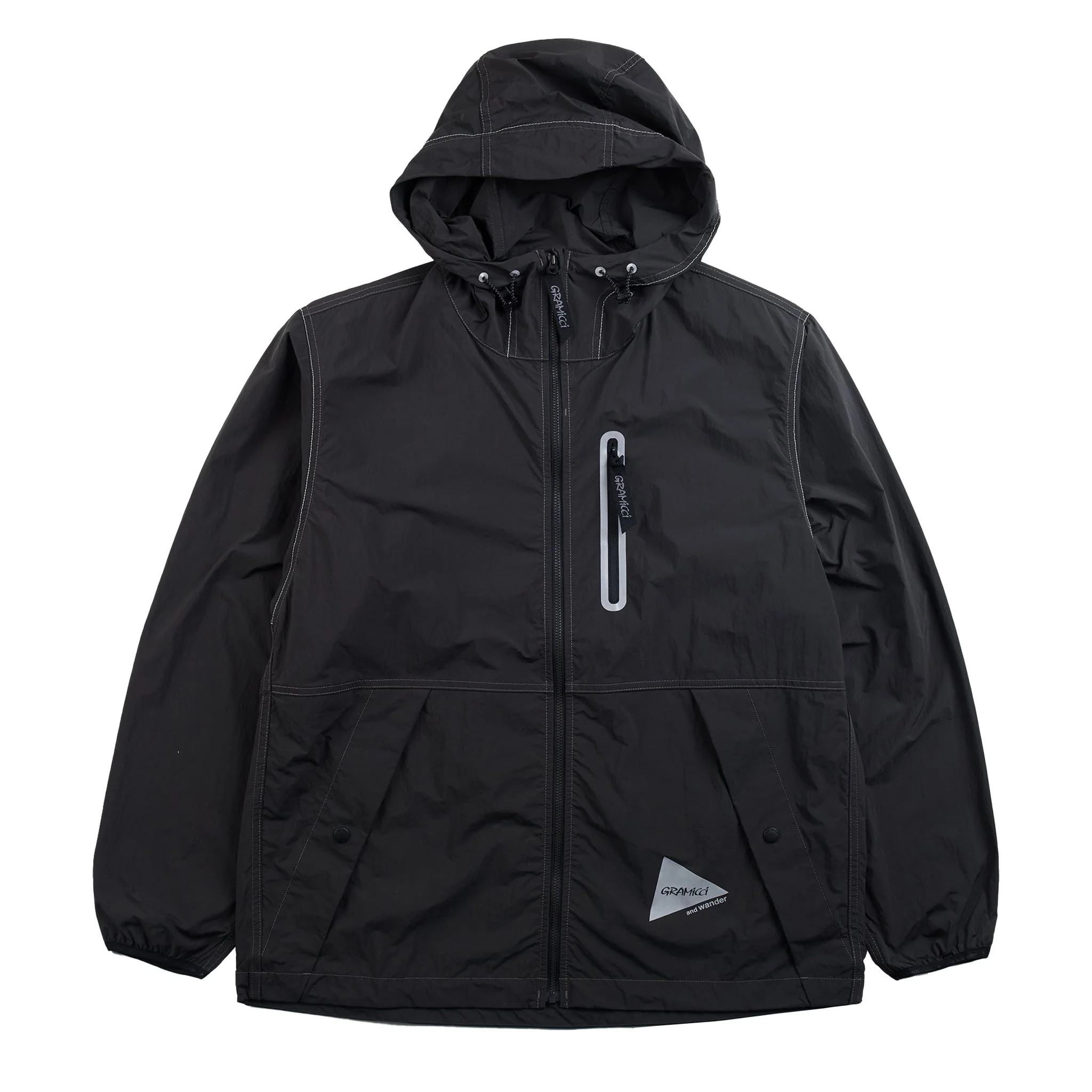 Gramicci x And Wander Brushed Nylon Jacket Charcoal