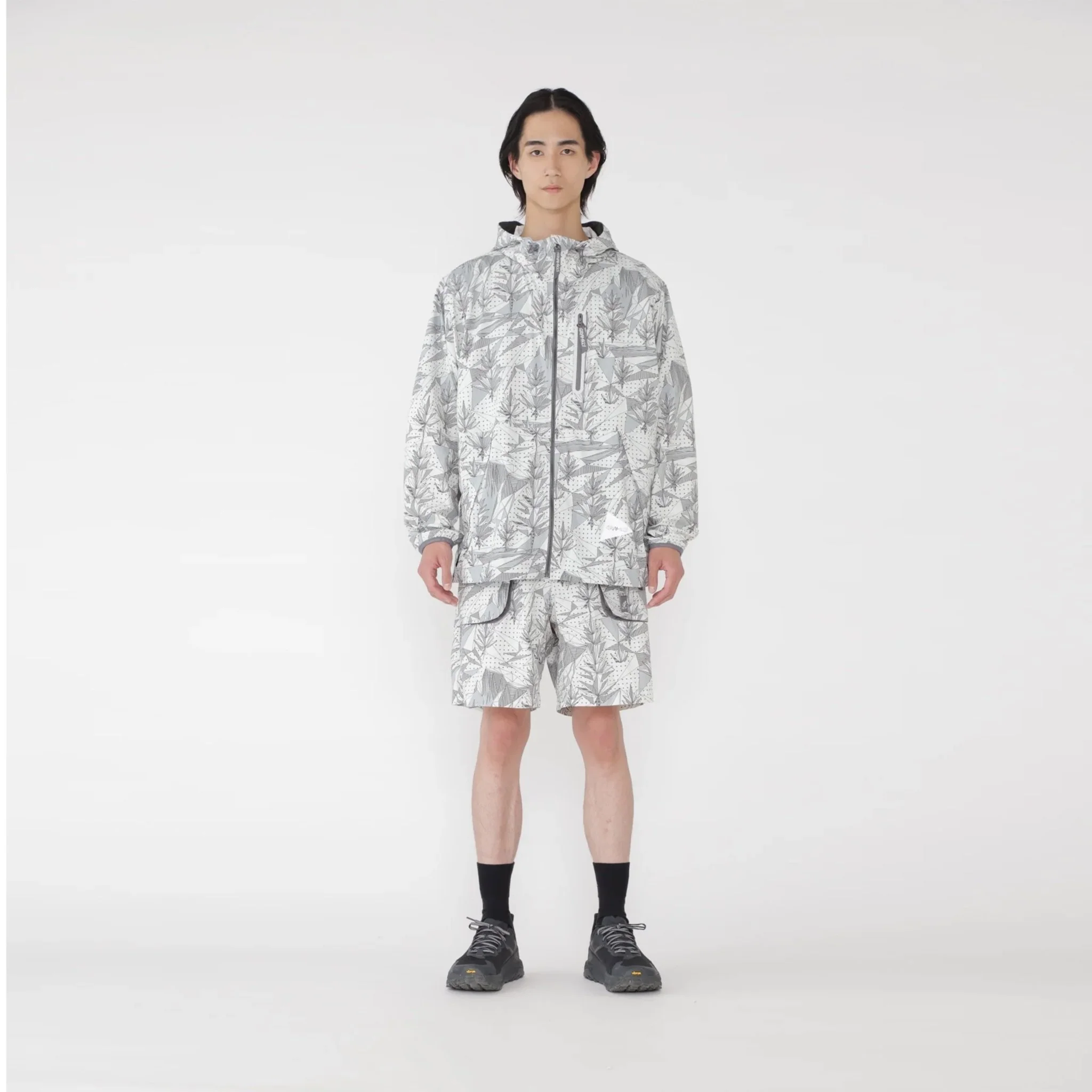 Gramicci x And Wander Brushed Nylon Jacket Yosemite Grey - Image 4