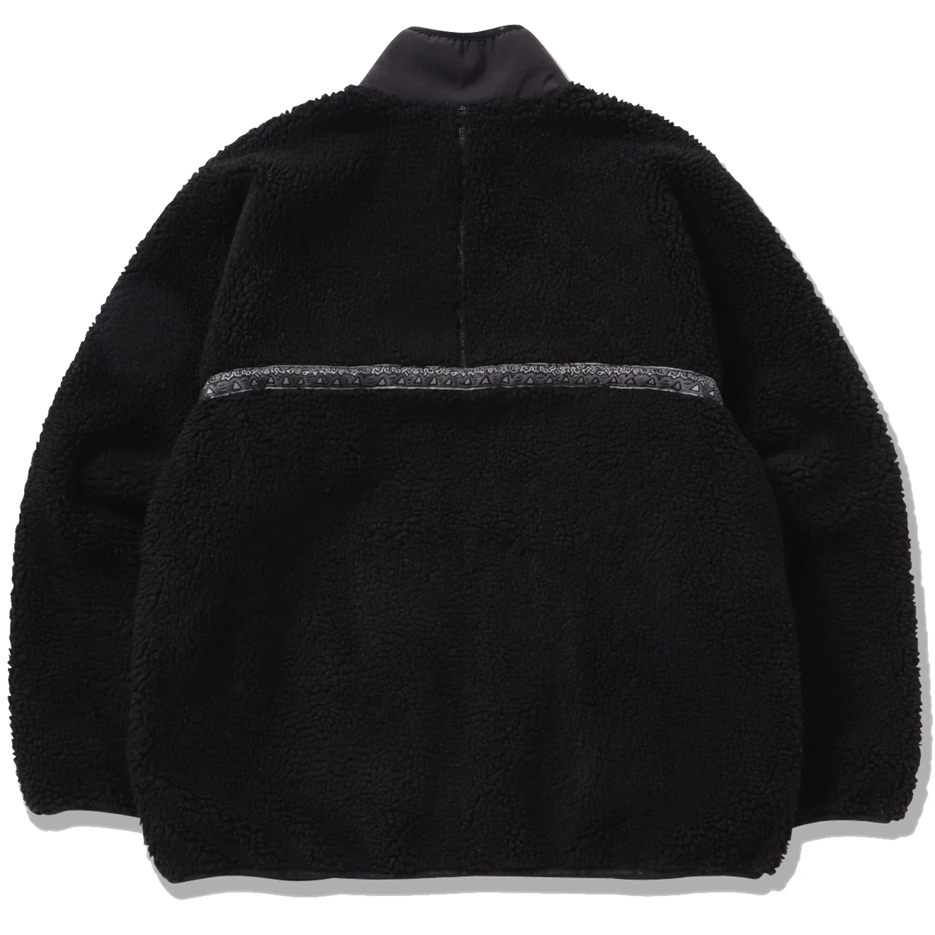 Gramicci x And Wander JQ Tape Fleece Jacket Black - Image 2