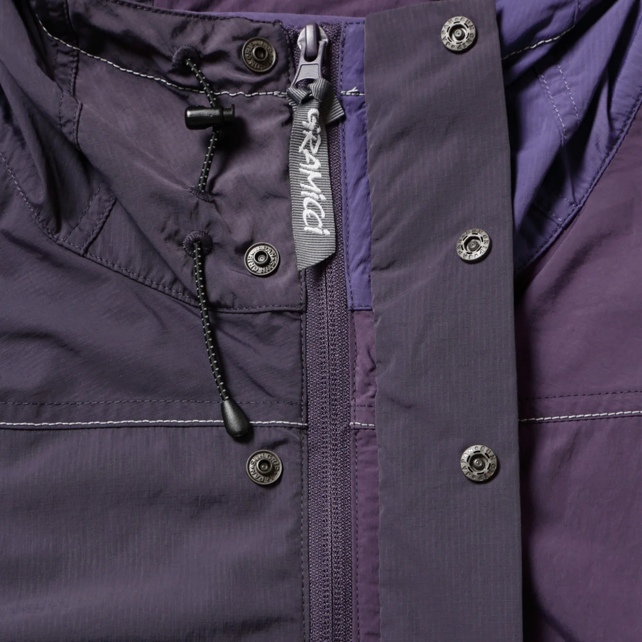 Gramicci x And Wander Patchwork Wind Hoodie Multi Purple - Image 10