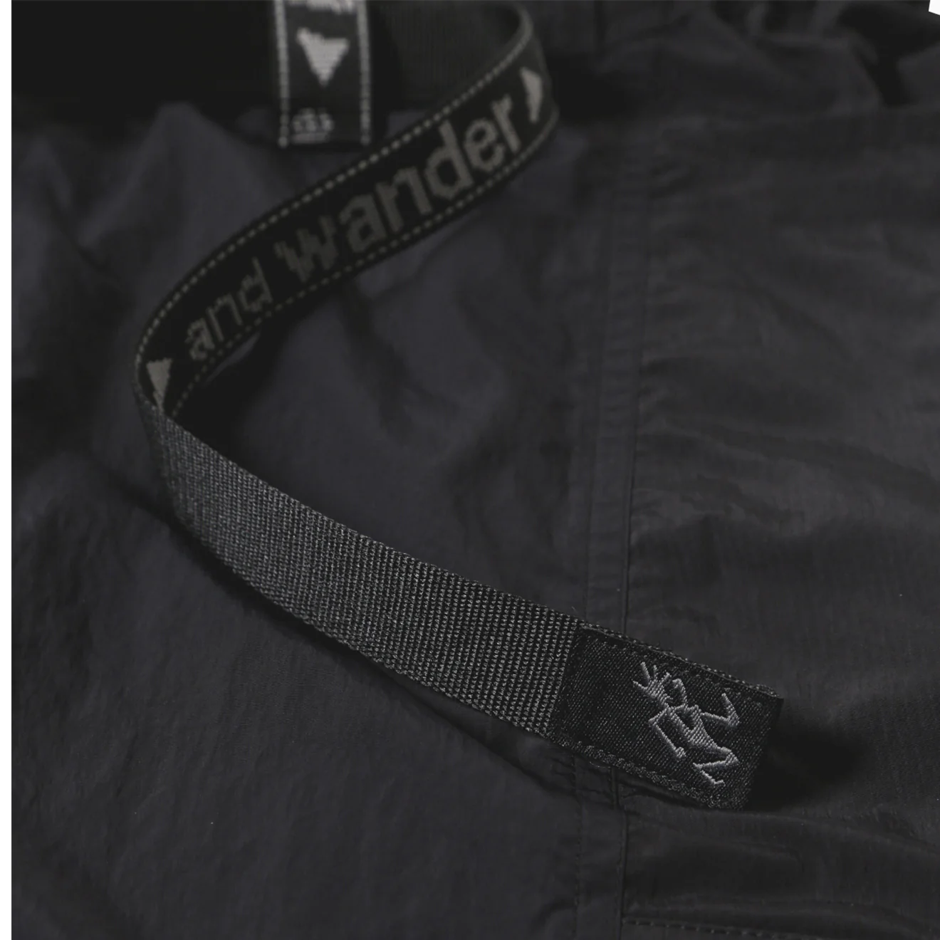 Gramicci x And Wander Patchwork Wind Short Black - Image 7