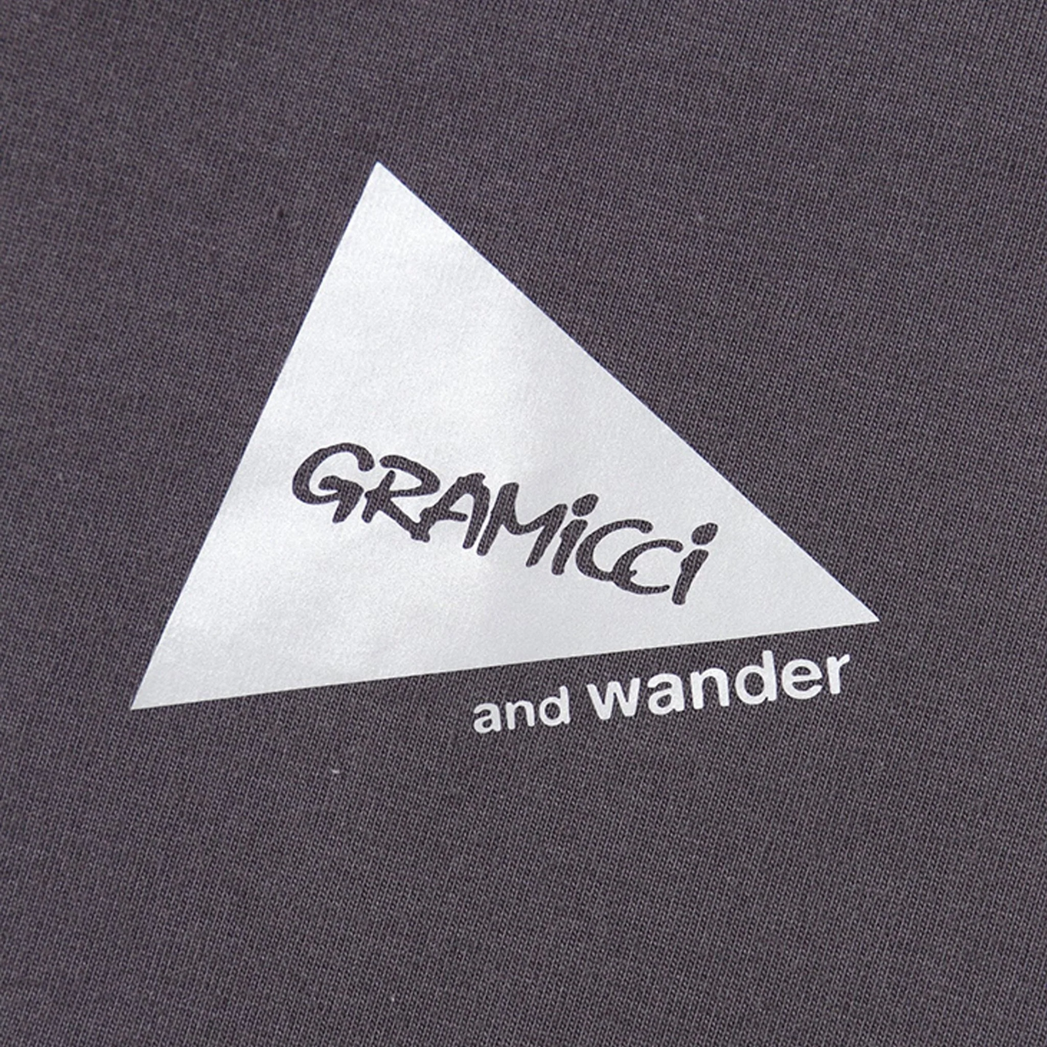 Gramicci x And Wander Tech Rugby Shirt Charcoal - Image 7