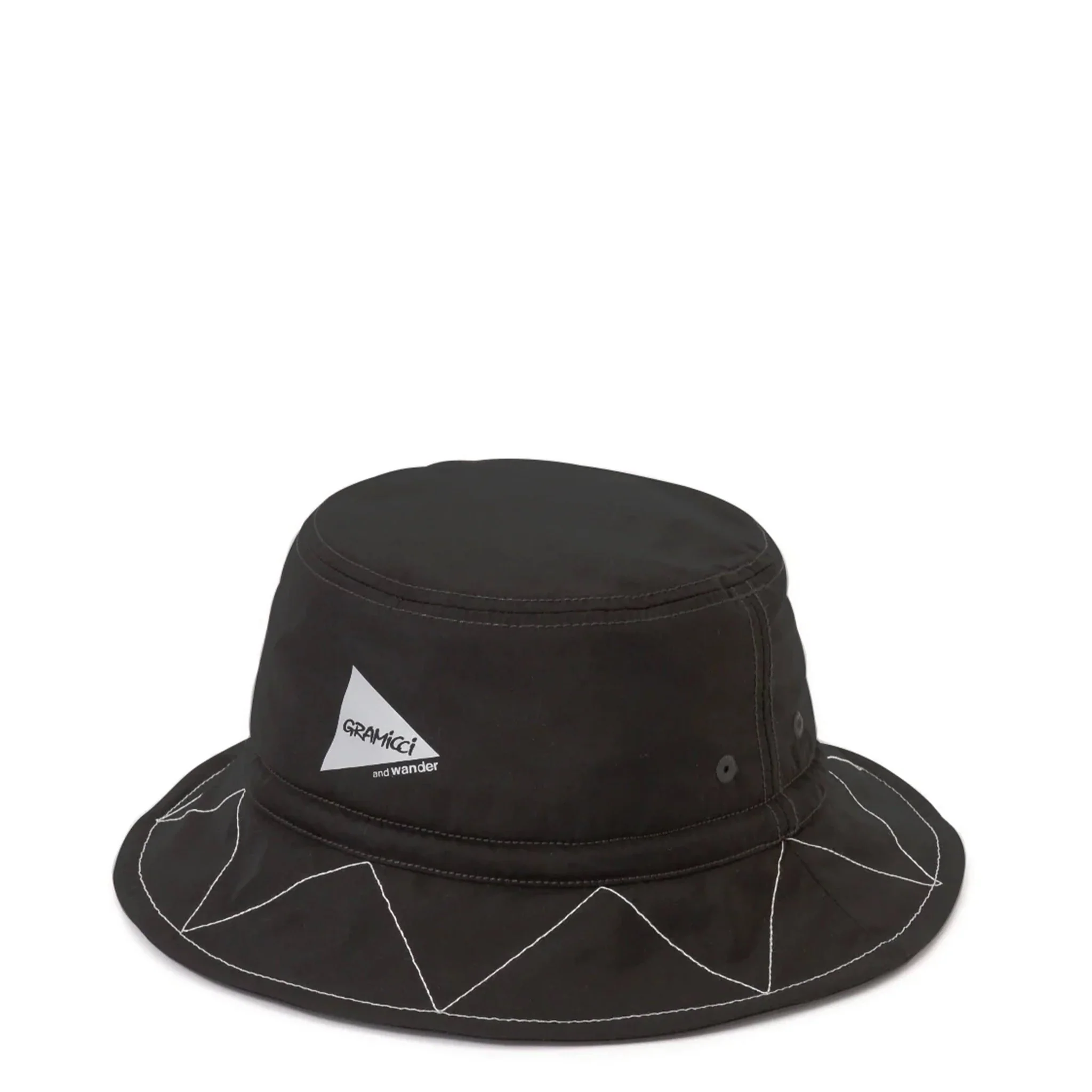 Gramicci x And Wander Zigzag Stitch Hat Black