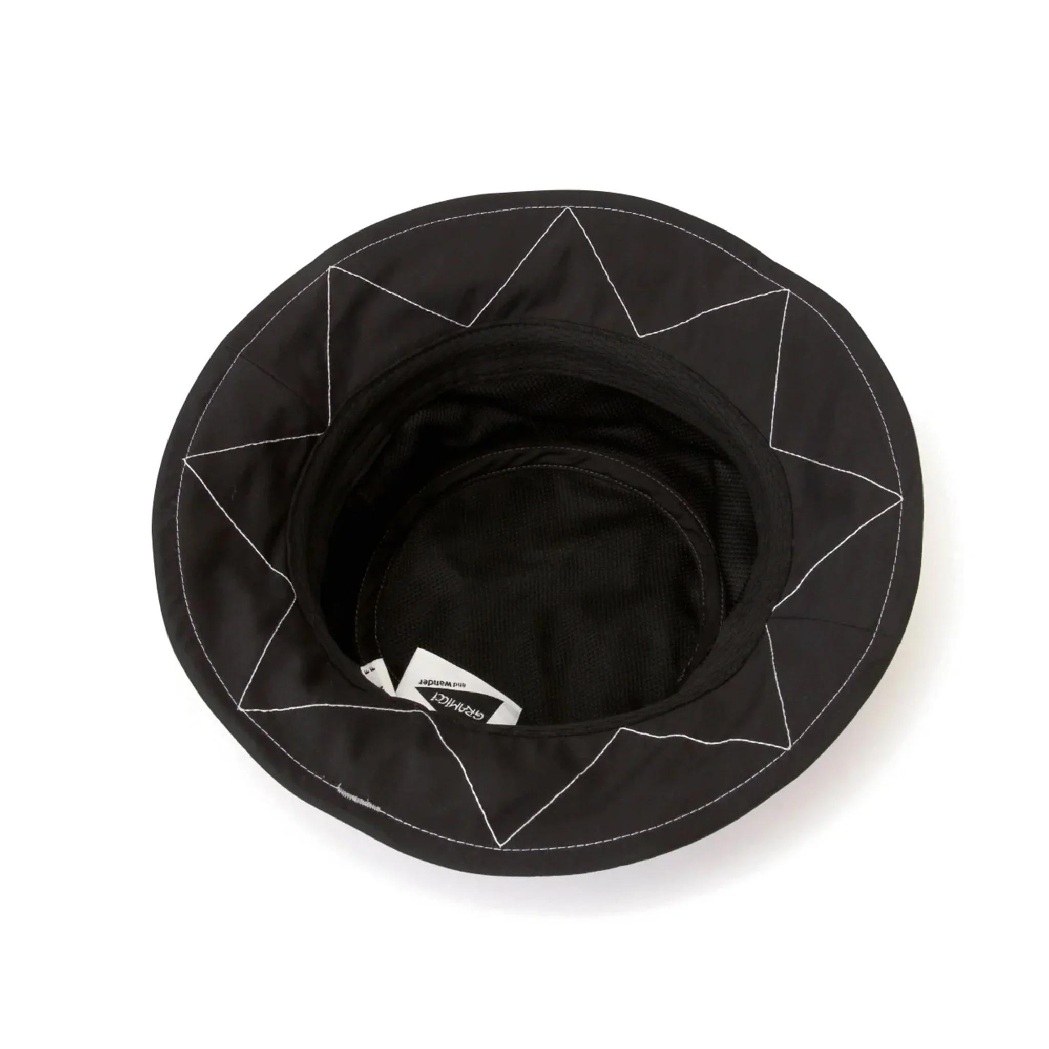 Gramicci x And Wander Zigzag Stitch Hat Black - Image 4