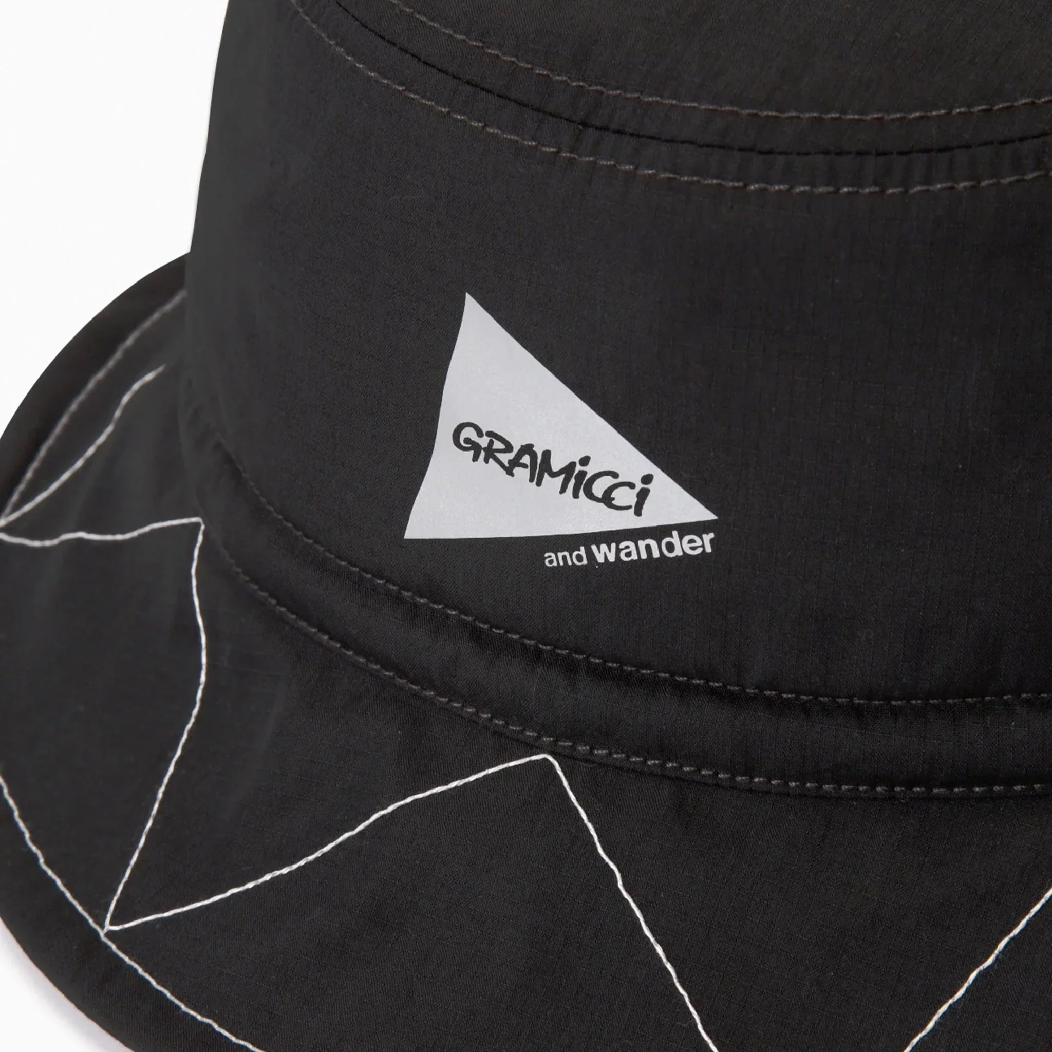 Gramicci x And Wander Zigzag Stitch Hat Black - Image 7
