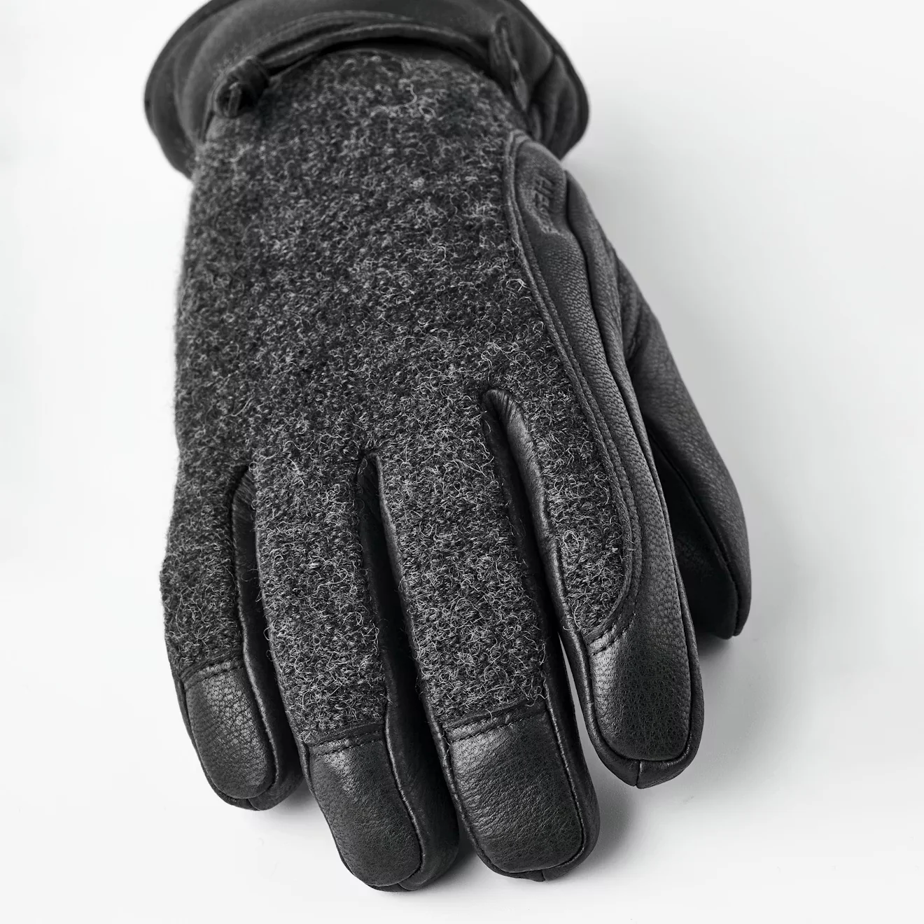 Hestra Daniel Gloves Charcoal/Black - Image 2