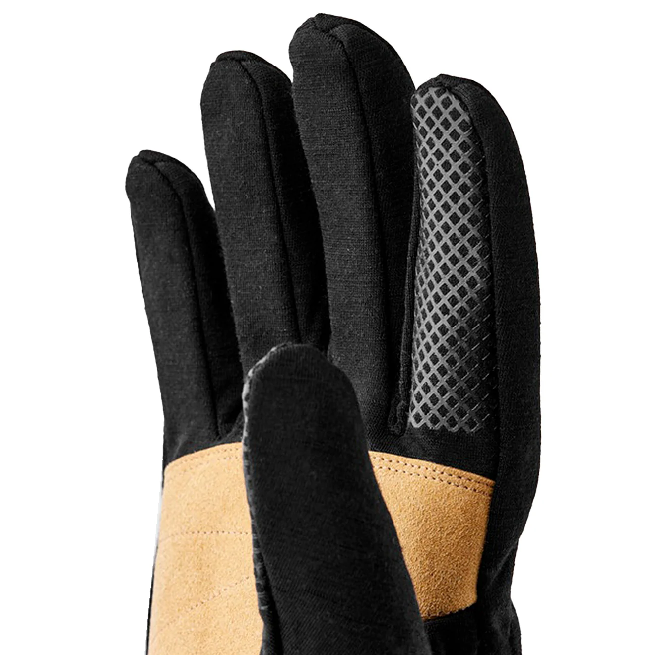 Hestra Merino Windwool Liner Glove Black - Image 2