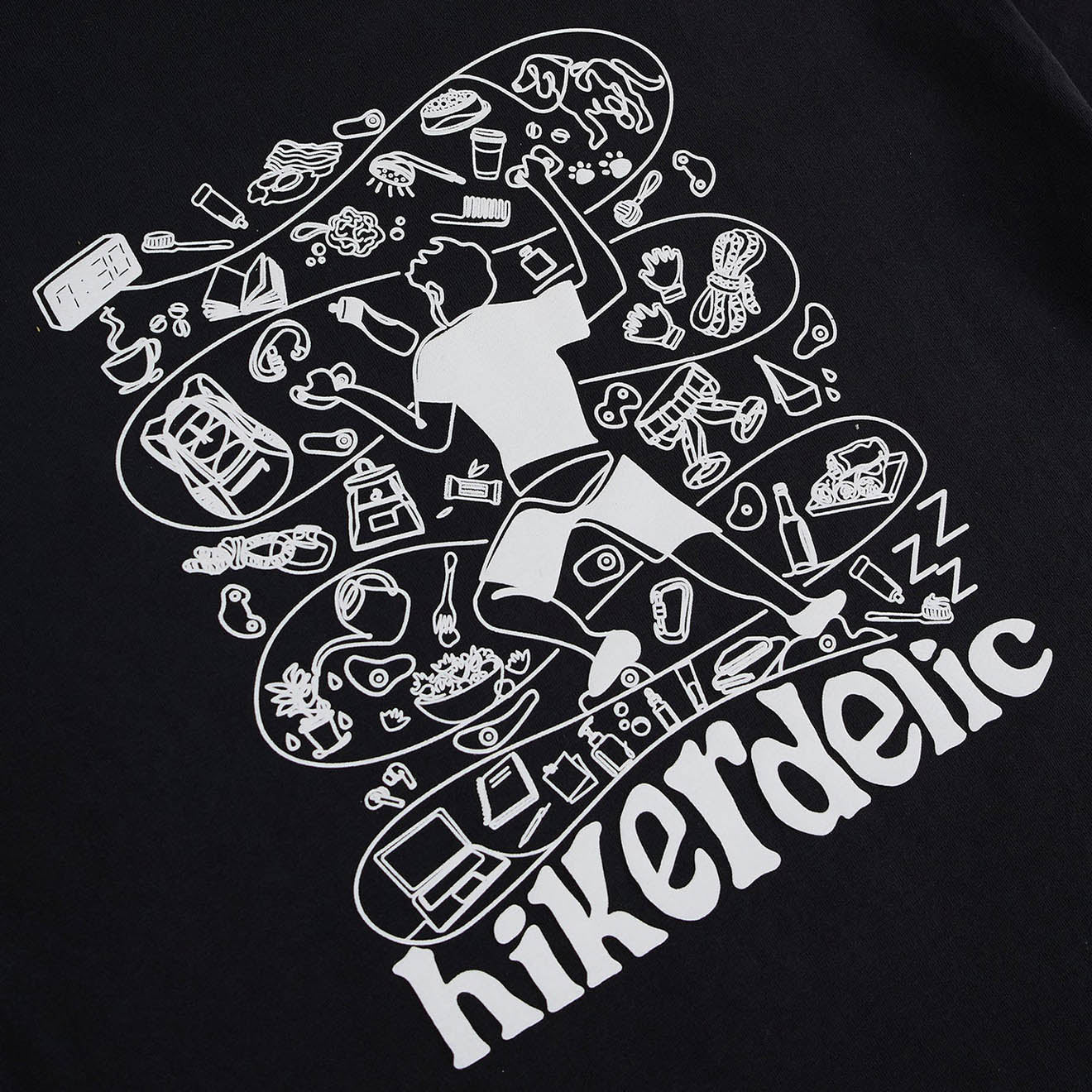 Hikerdelic 24 Hour SS T-shirt Black - Image 4