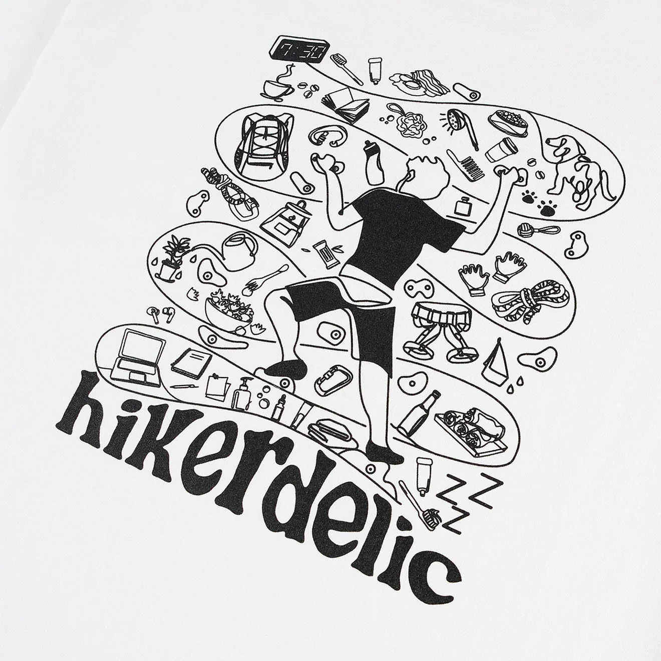 Hikerdelic 24 Hour SS T-shirt White - XL - Image 4