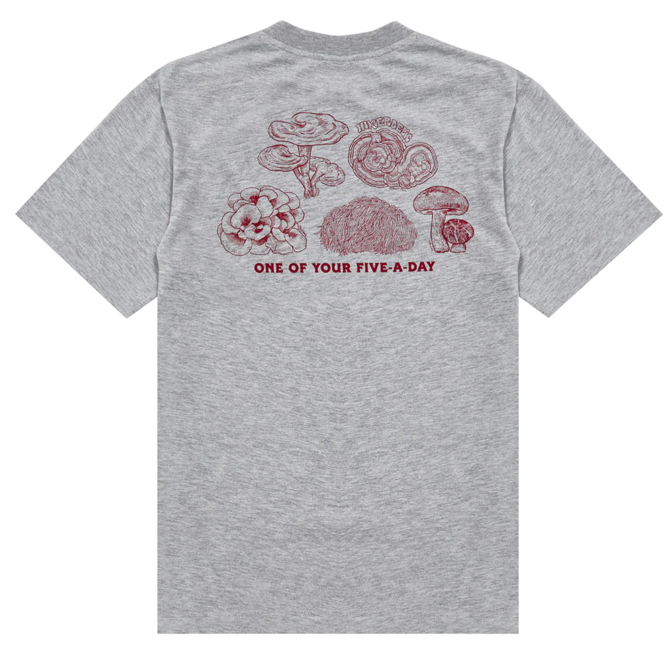 Hikerdelic 5 a Day SS T-Shirt Grey Marl - Image 2