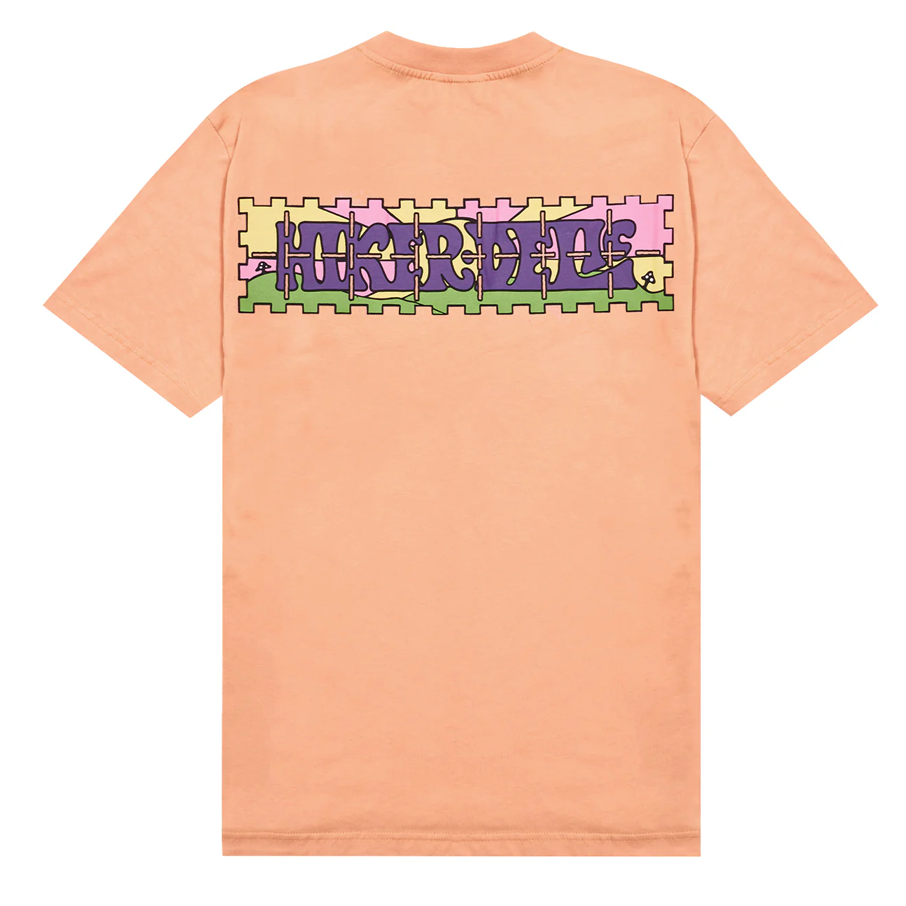 Hikerdelic Blotter T-Shirt Coral - Image 2