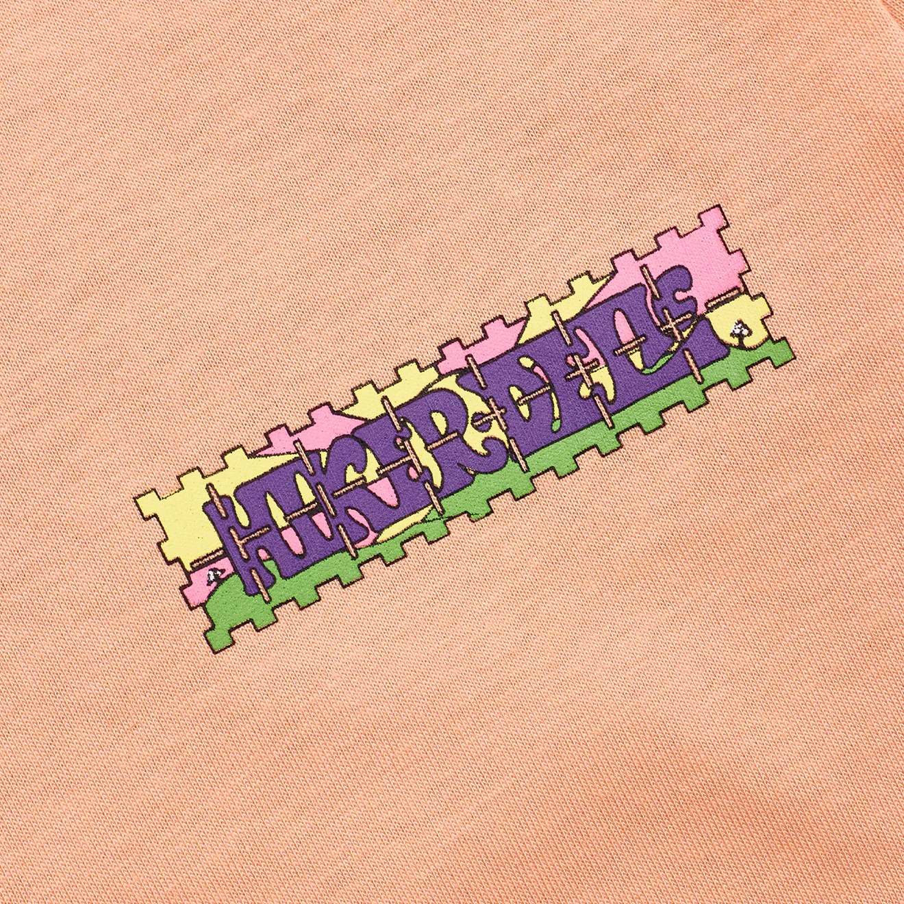Hikerdelic Blotter T-Shirt Coral - Image 3