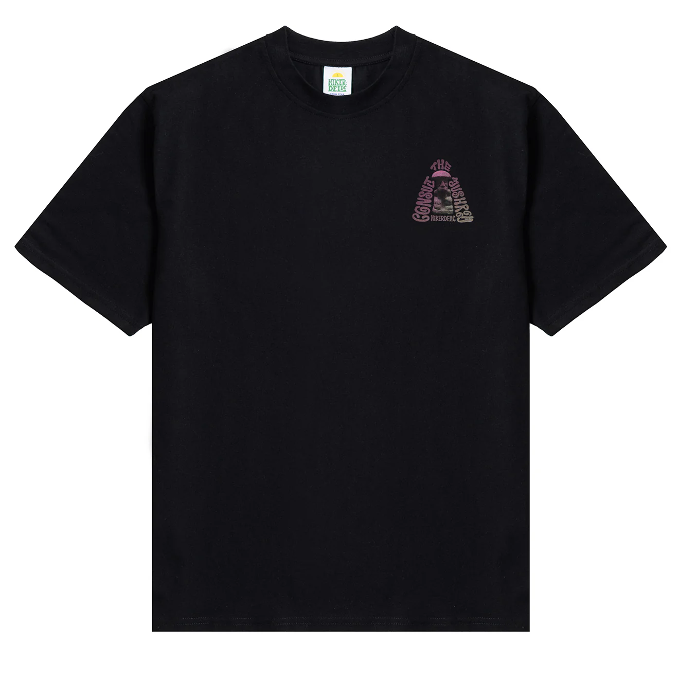 Hikerdelic Consult The Mushroom SS T-Shirt Black