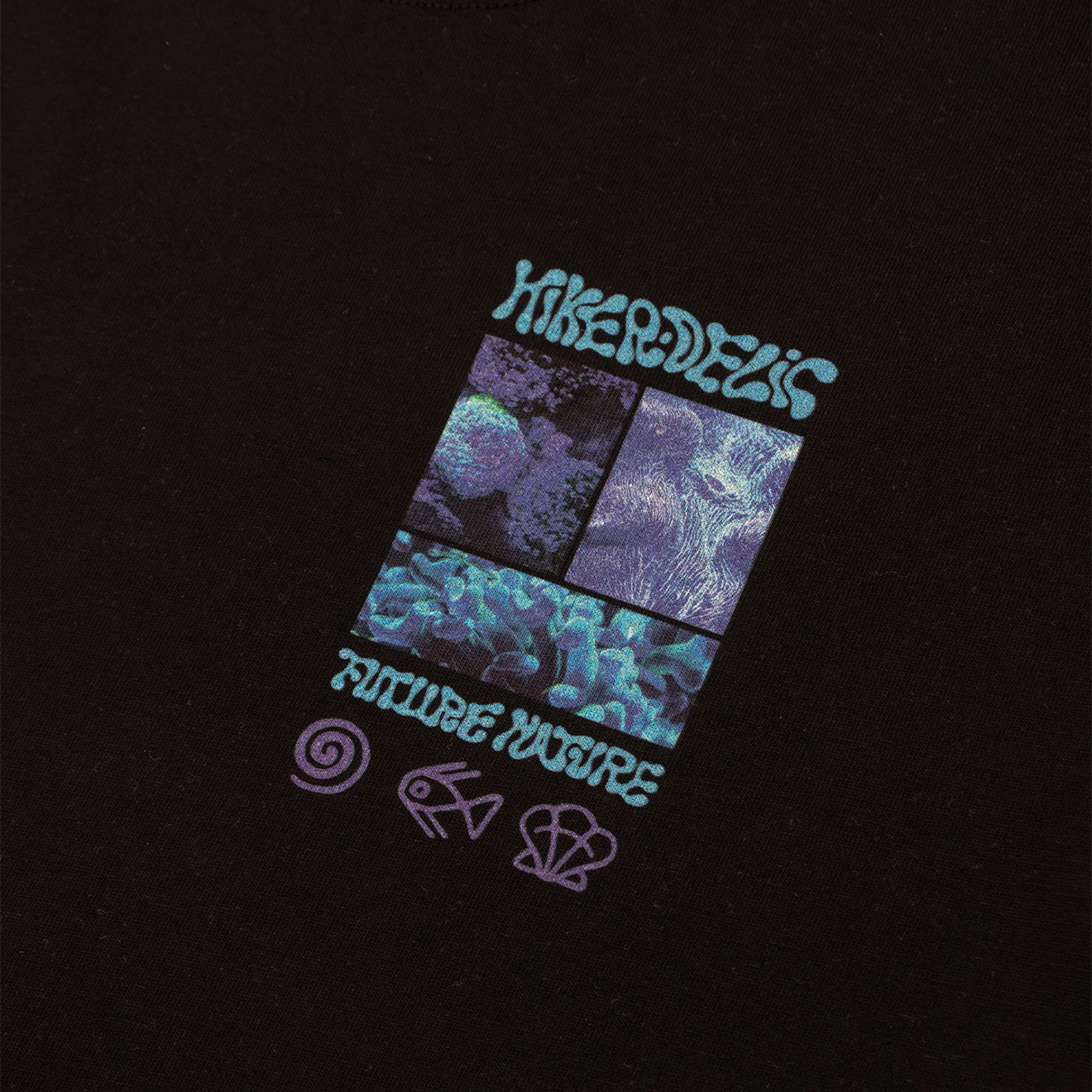 Hikerdelic Future Nature SS T-Shirt - Black - Image 3