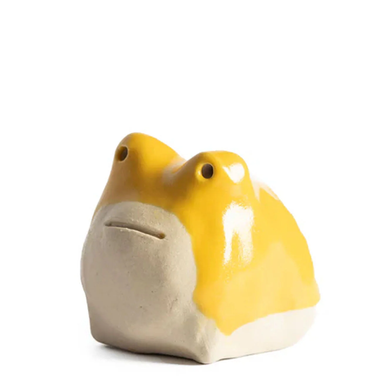 Hikerdelic Kaeru Ceramic Incense Holder Yellow - Image 2