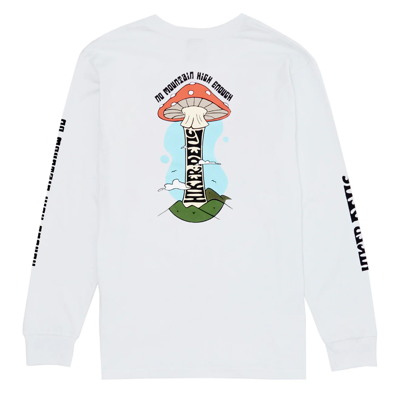 Hikerdelic Mountain High LS T-Shirt White - Image 2