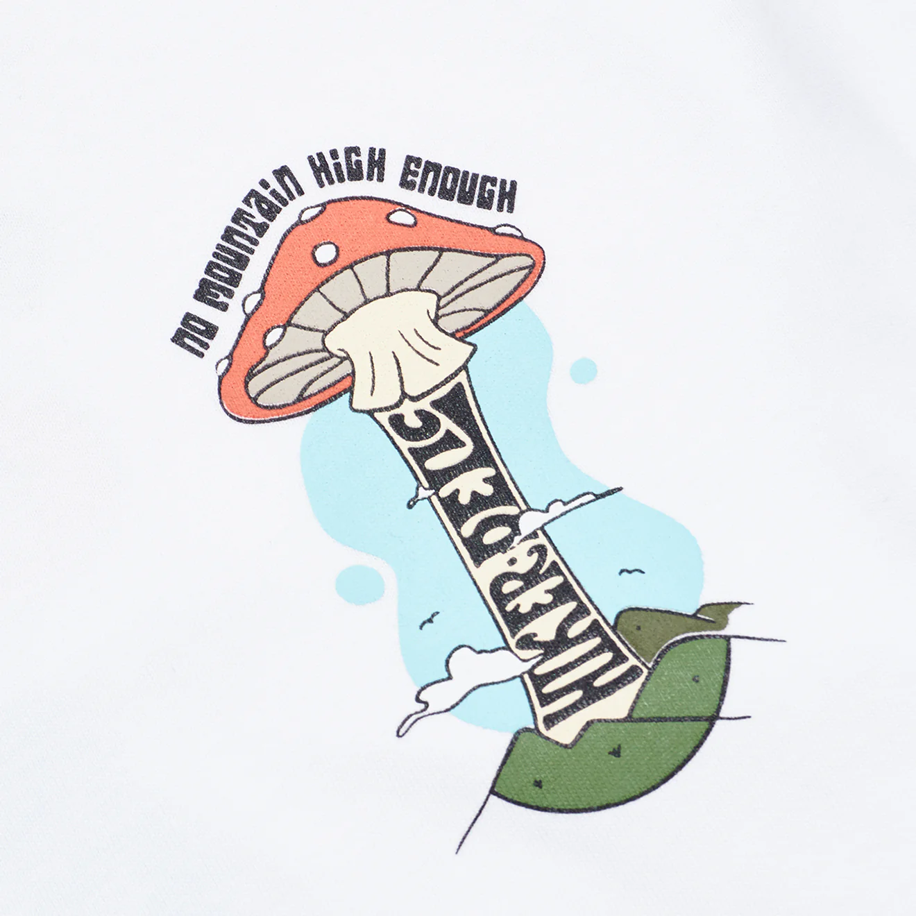 Hikerdelic Mountain High LS T-Shirt White - Image 3