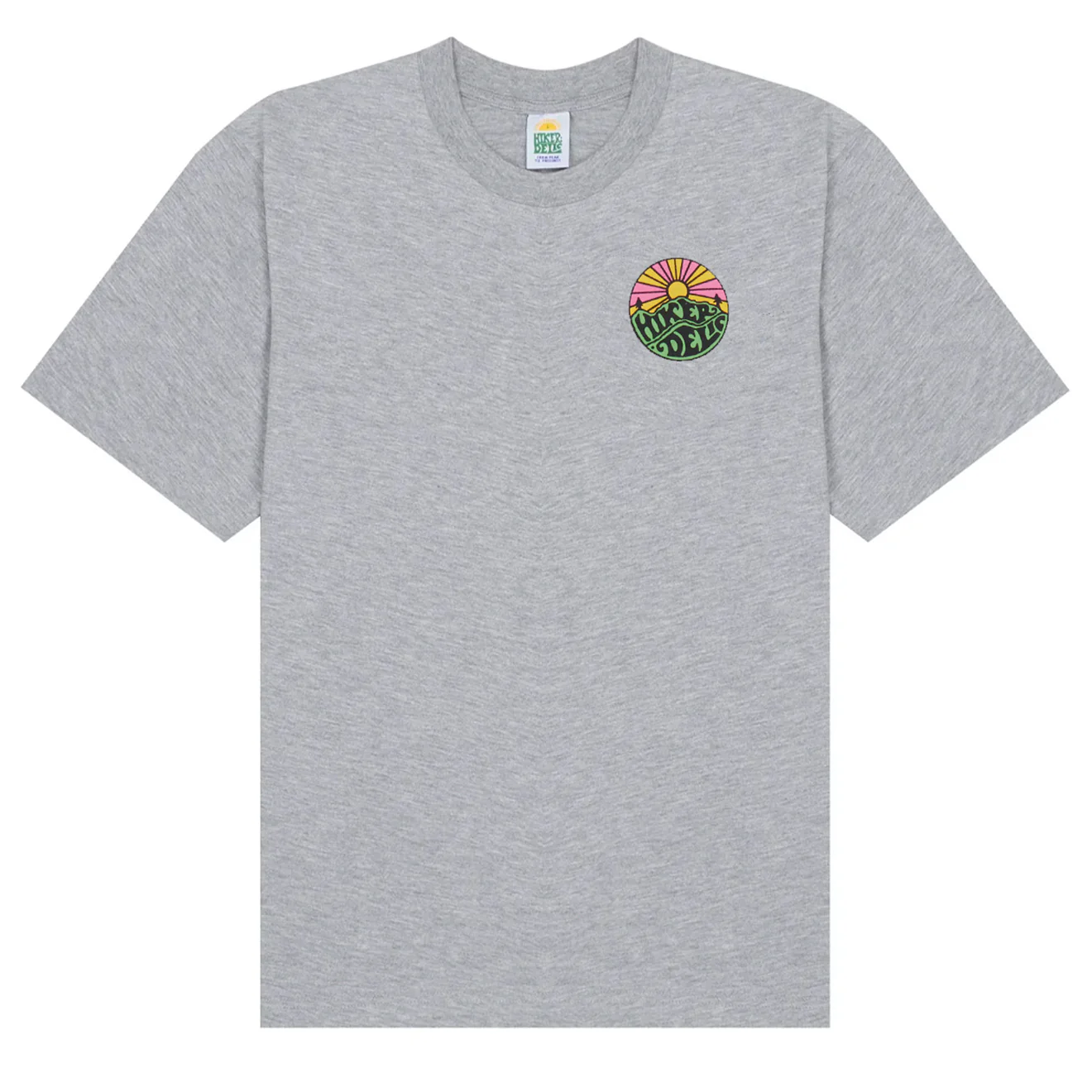 Hikerdelic Original Logo SS T-Shirt - Grey Marl