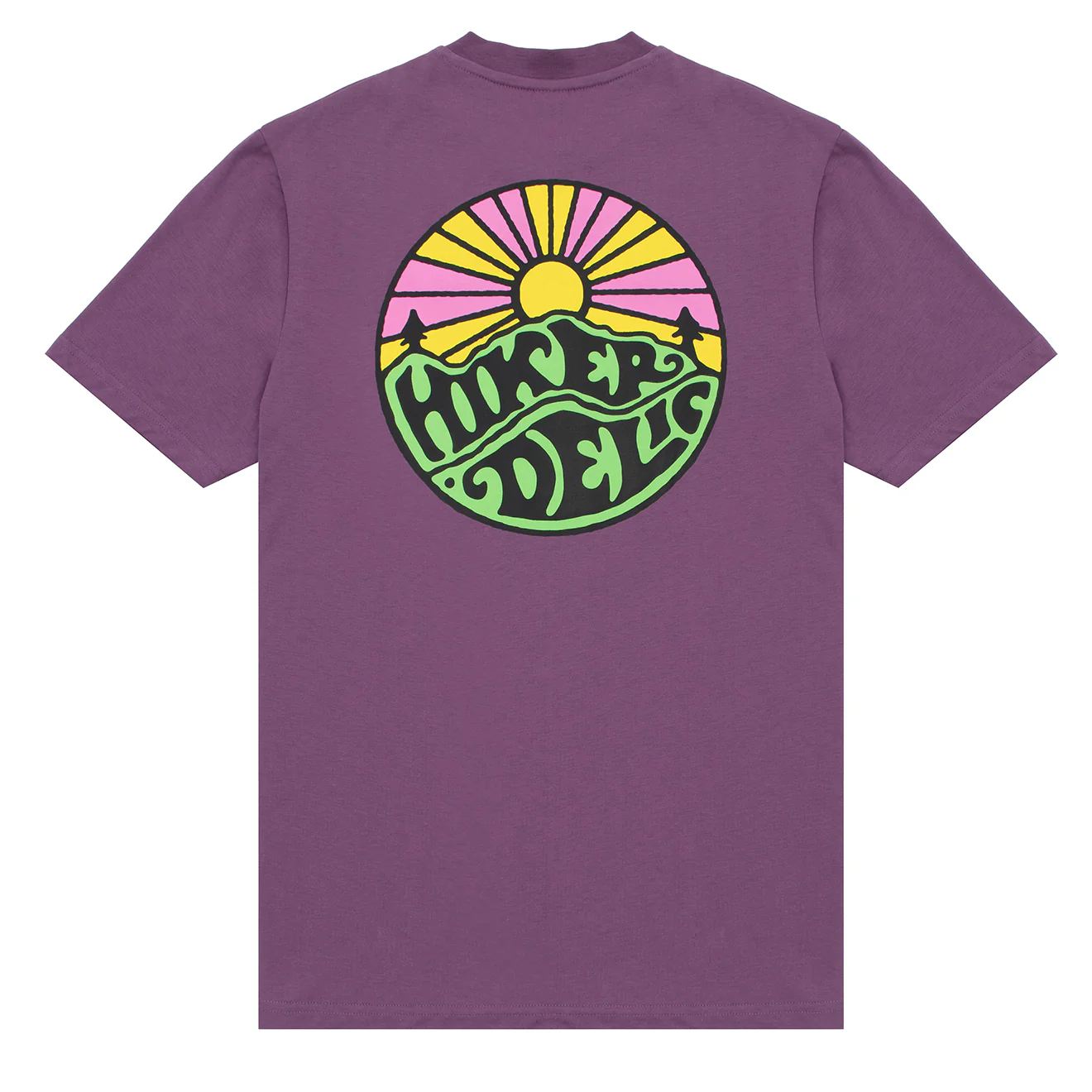 Hikerdelic Original Logo SS T-Shirt Thistle - Image 2