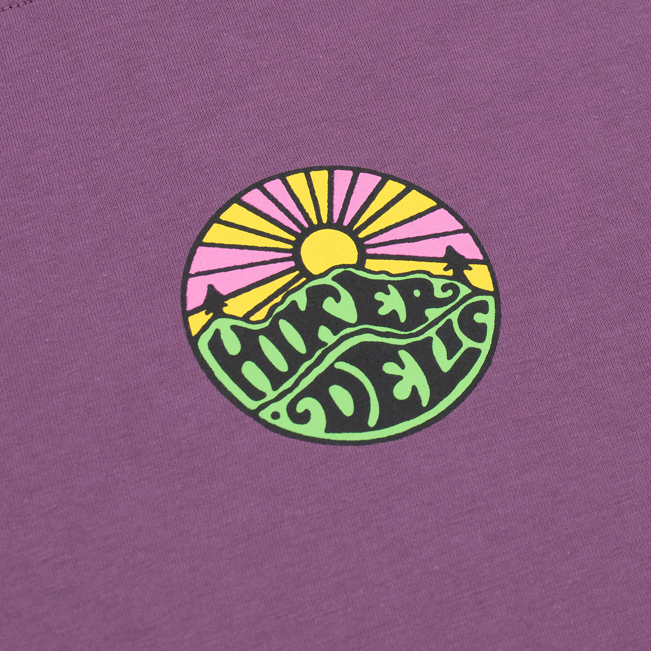 Hikerdelic Original Logo SS T-Shirt Thistle - Image 3