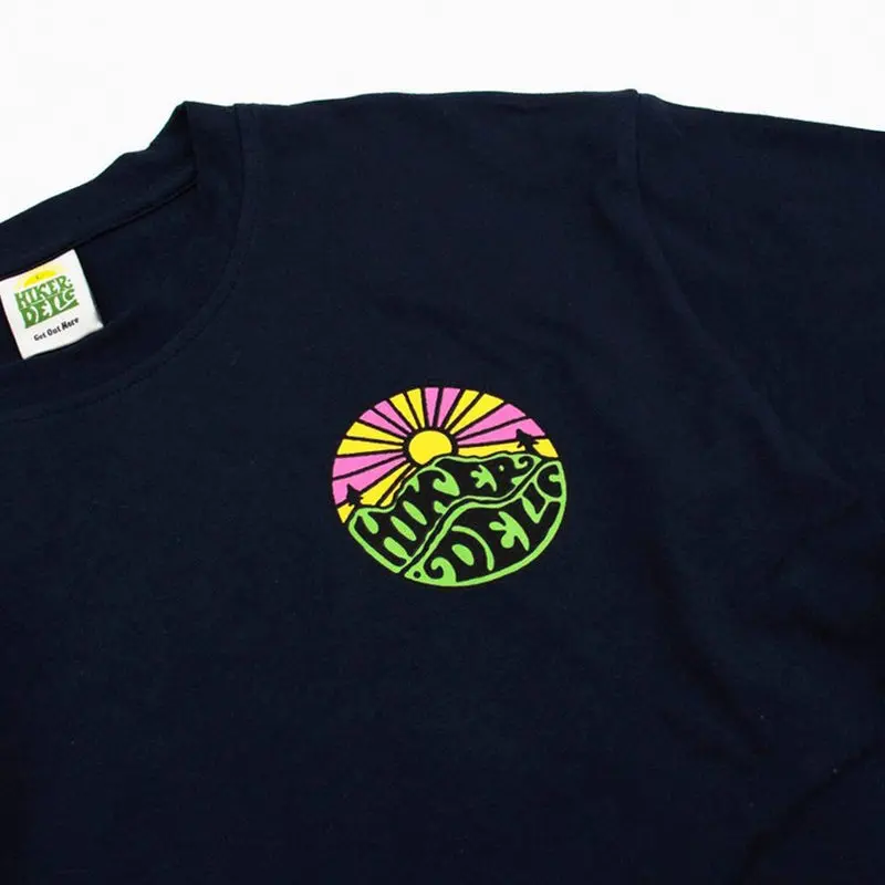 Hikerdelic Original Logo Short Sleeve T-Shirt Navy - Image 3