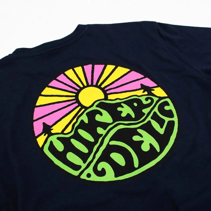 Hikerdelic Original Logo Short Sleeve T-Shirt Navy - Image 4
