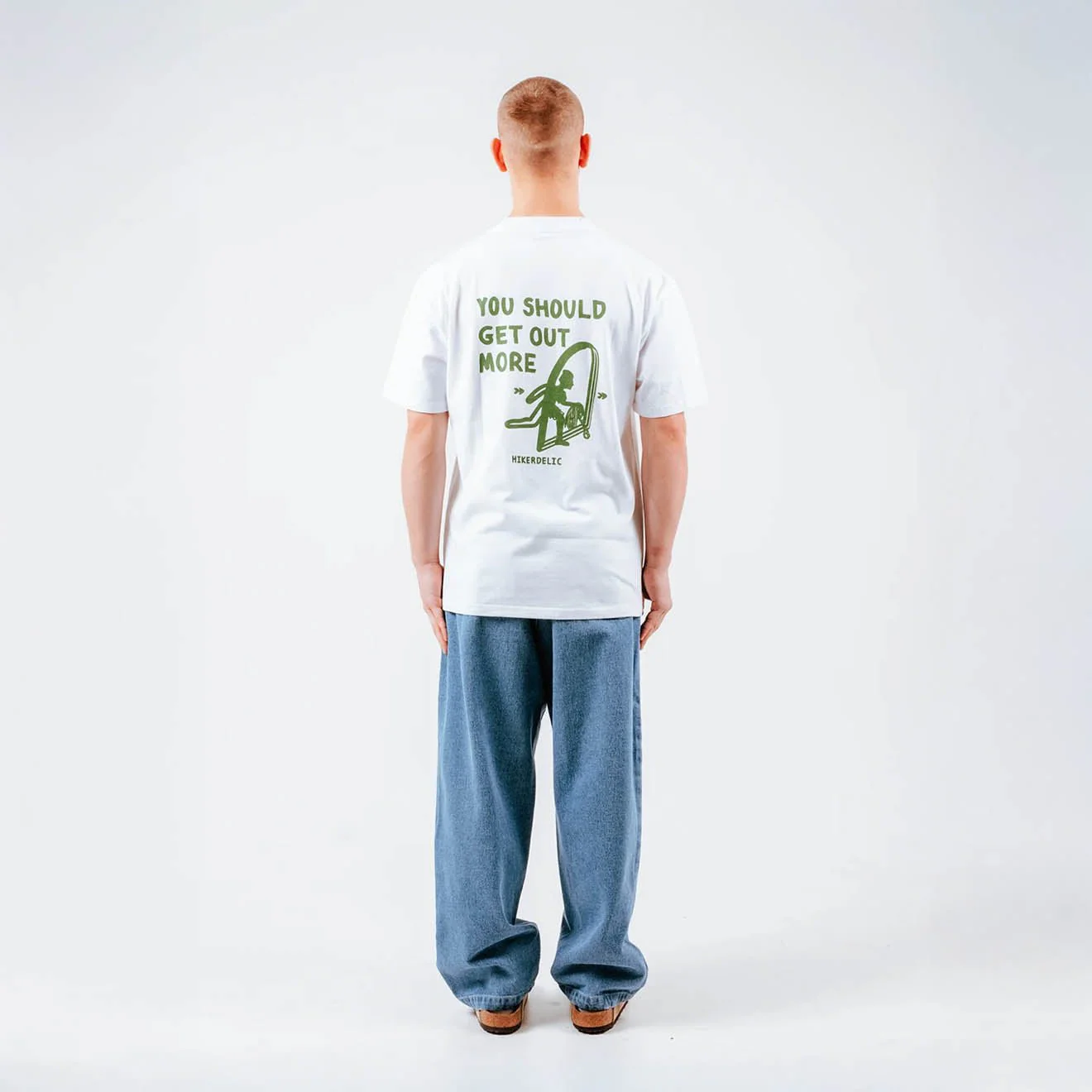 Hikerdelic Out More SS T-shirt White - Image 4