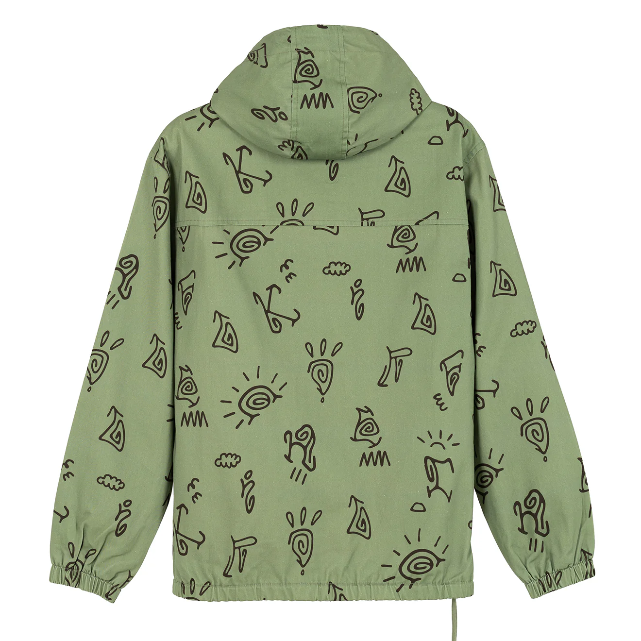 Hikerdelic Petroglyph Conway Smock Jacket Khaki - Image 2