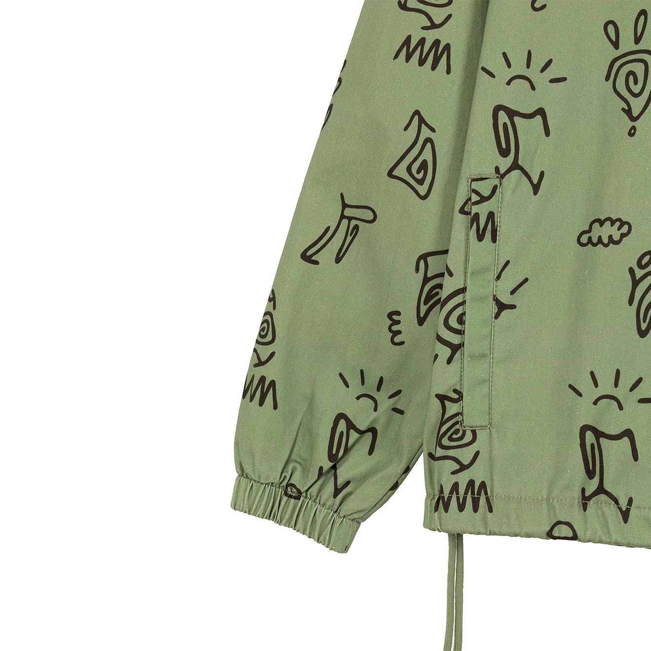 Hikerdelic Petroglyph Conway Smock Jacket Khaki - Image 4