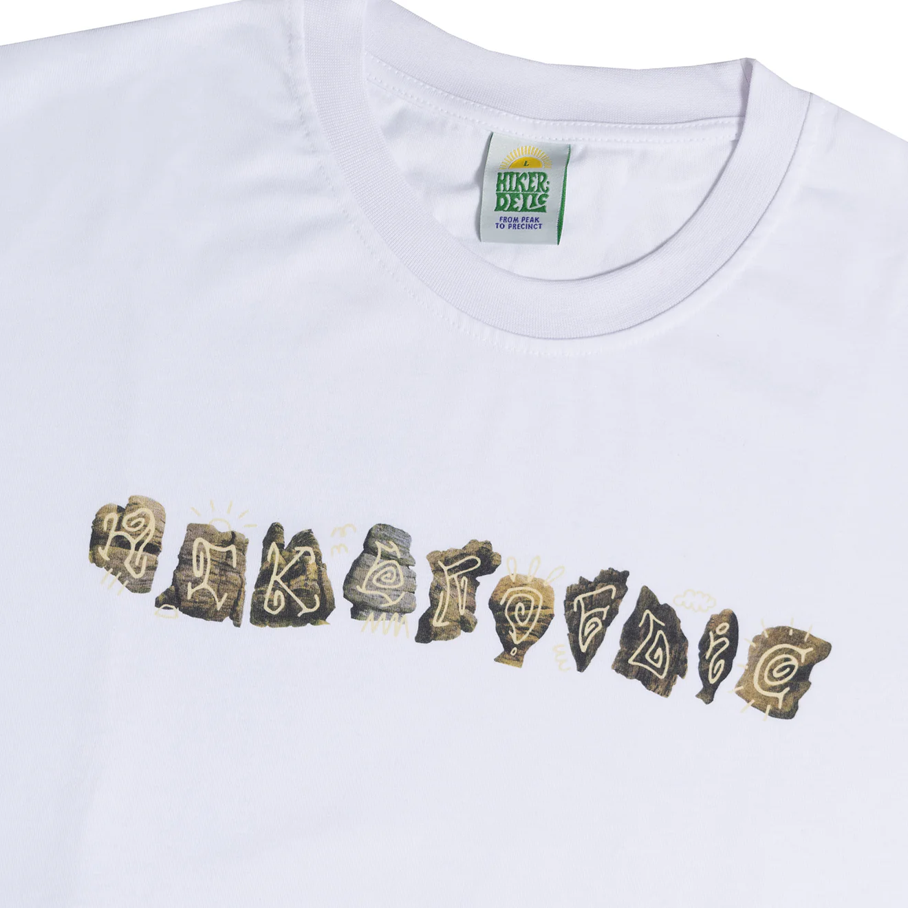 Hikerdelic Petroglyph SS T-Shirt White - Image 3