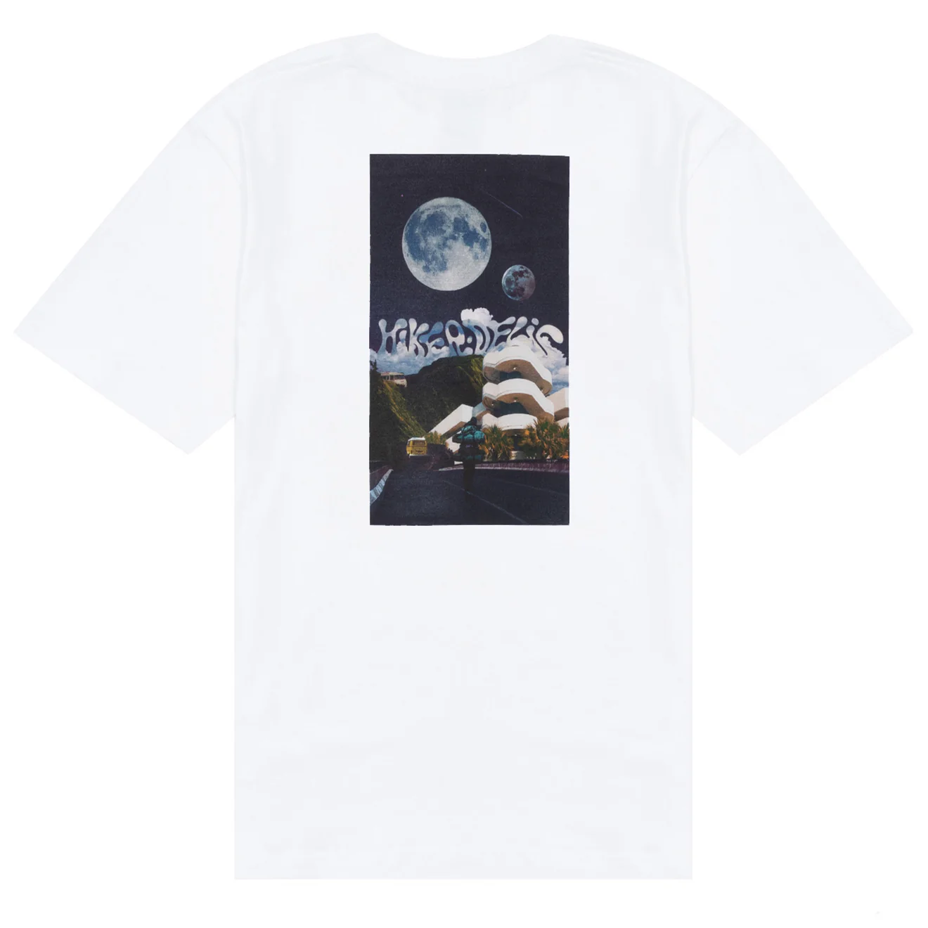 Hikerdelic Retro Future SS T-Shirt - White - Image 2