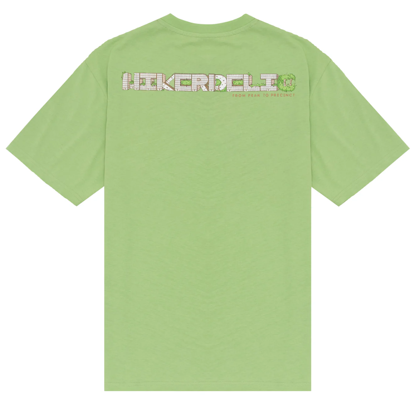 Hikerdelic Solar Punk SS T-Shirt - Lime - Image 2