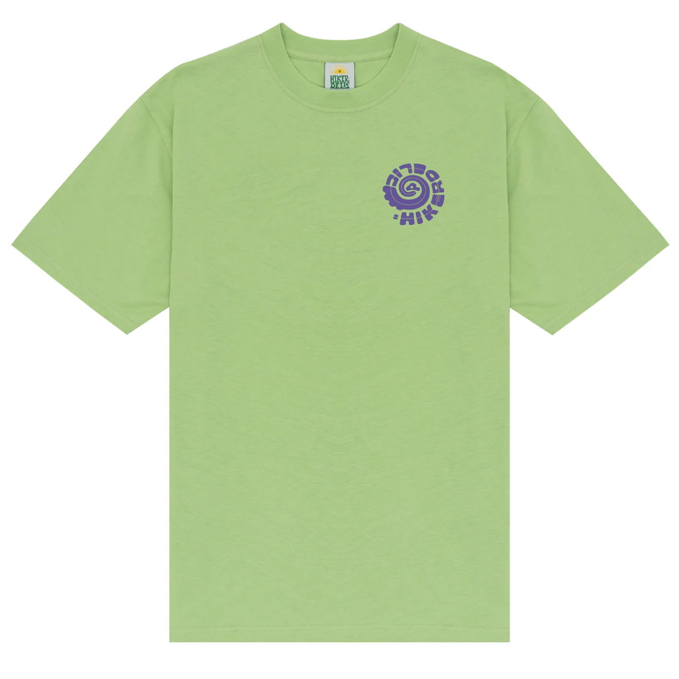 Hikerdelic Swirl SS T-Shirt - Lime