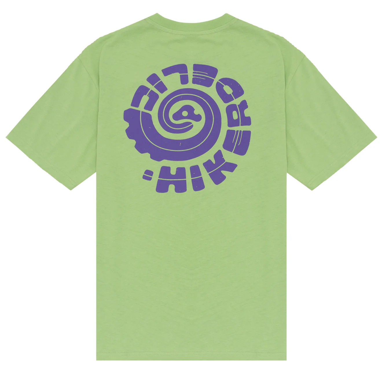 Hikerdelic Swirl SS T-Shirt - Lime - Image 2